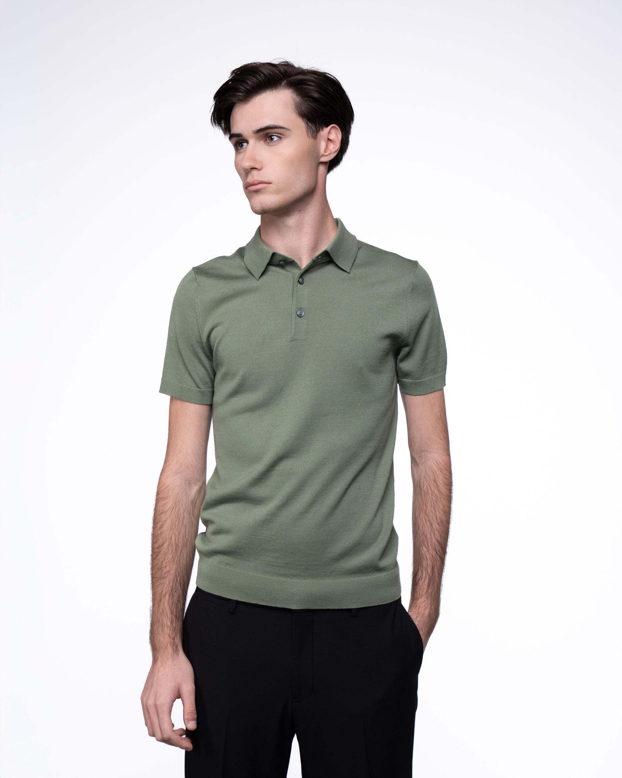 Monaco Short Sleeve Polo Khaki
