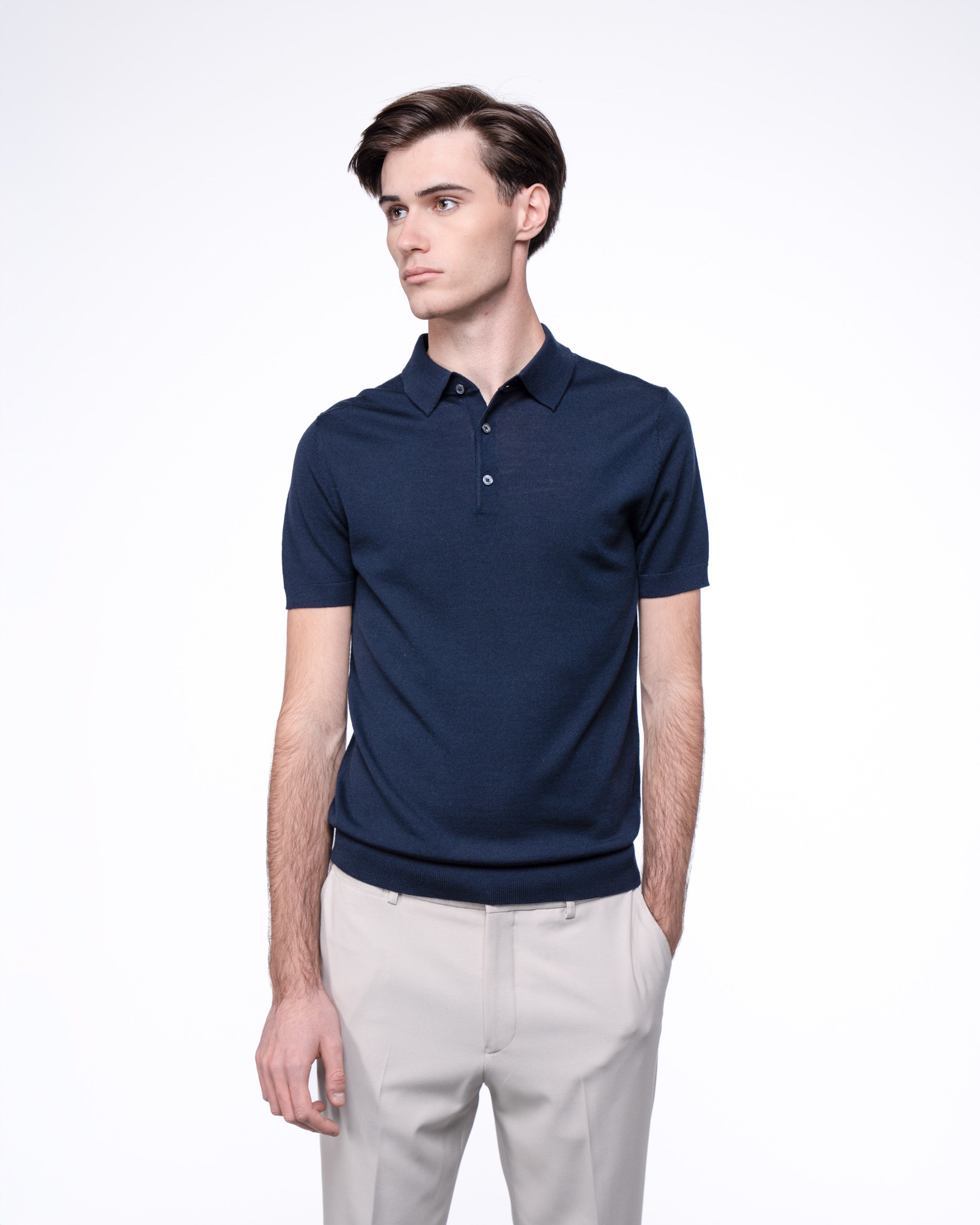 Monaco Short Sleeve Polo Navy