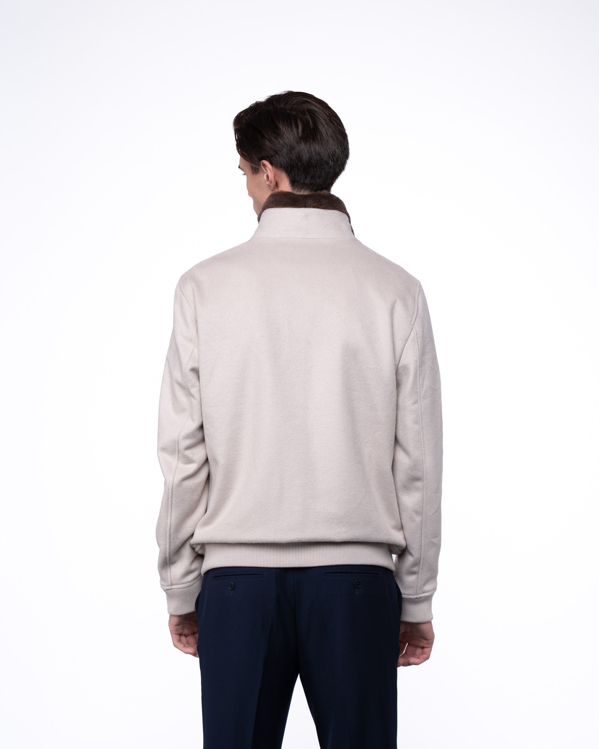 Florence Fur Jacket Ecru