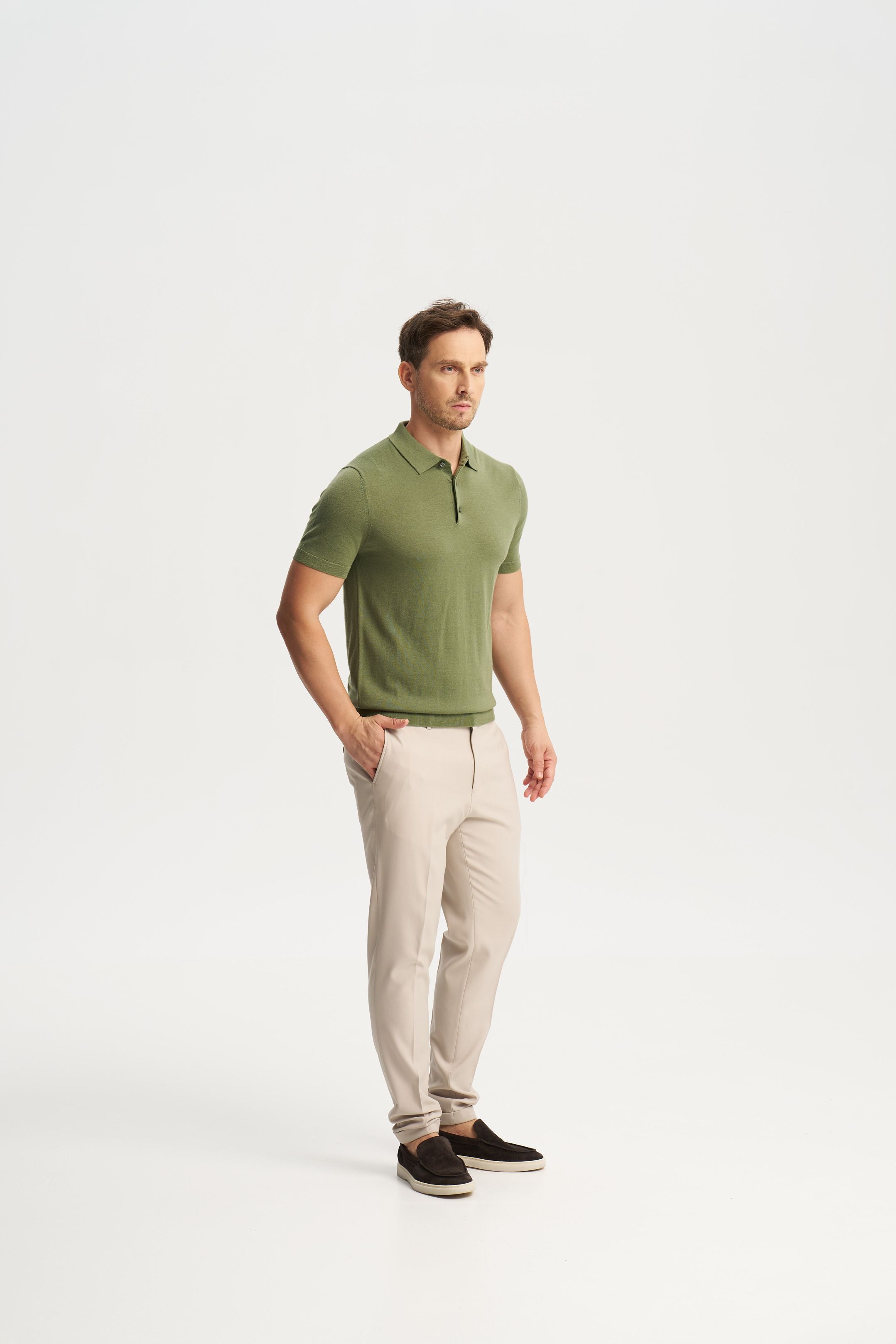 Monaco Short Sleeve Polo Green
