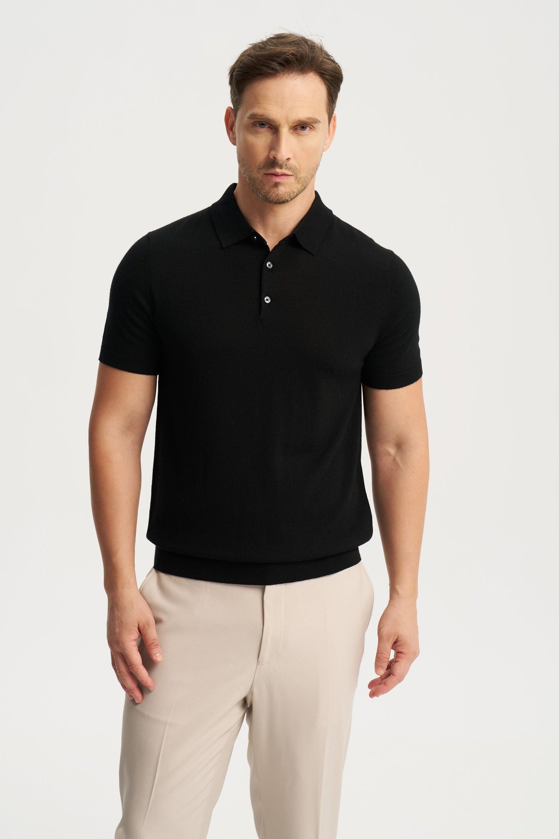 Monaco Short Sleeve Polo Black