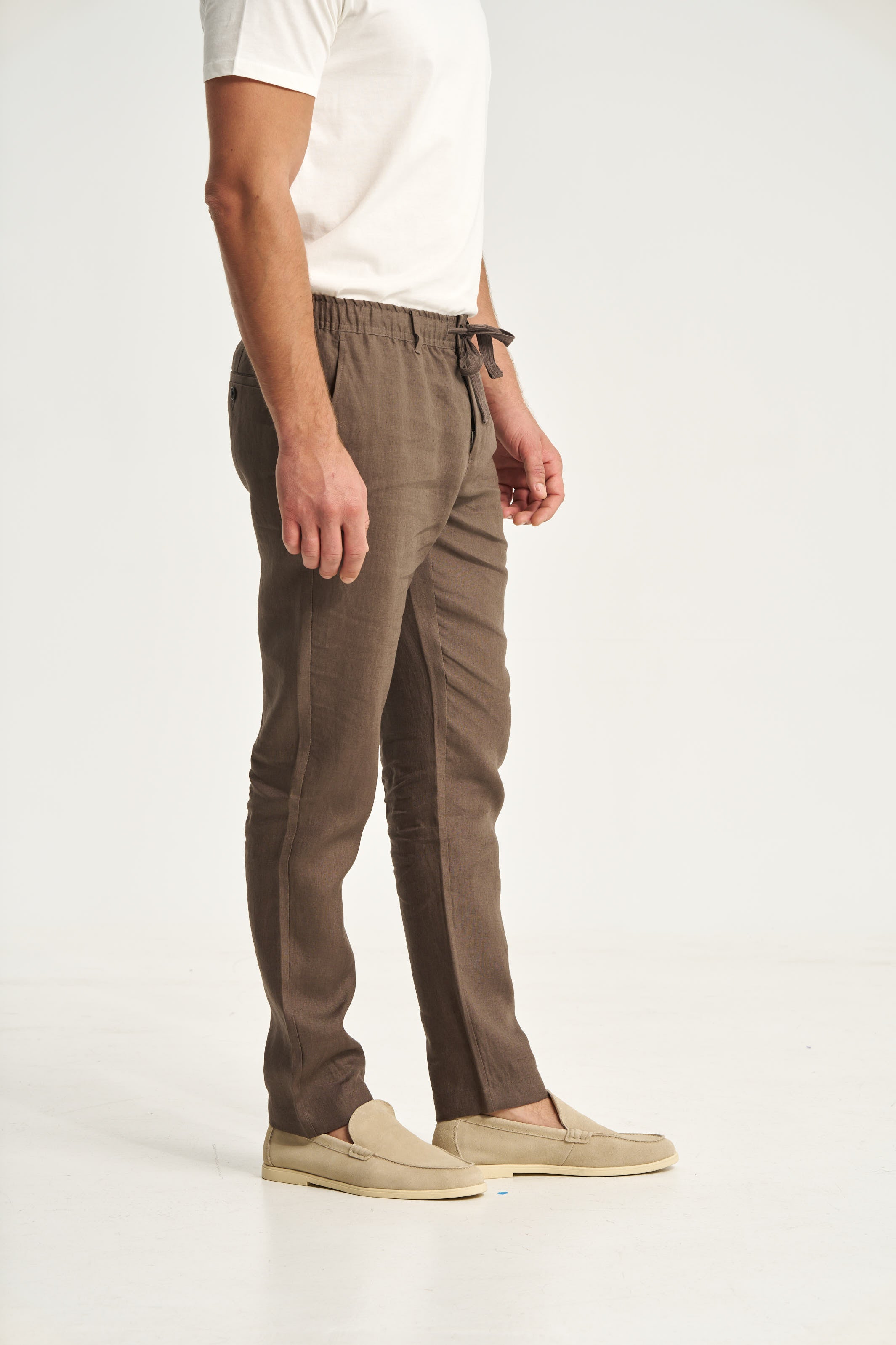Linen Trousers Brown