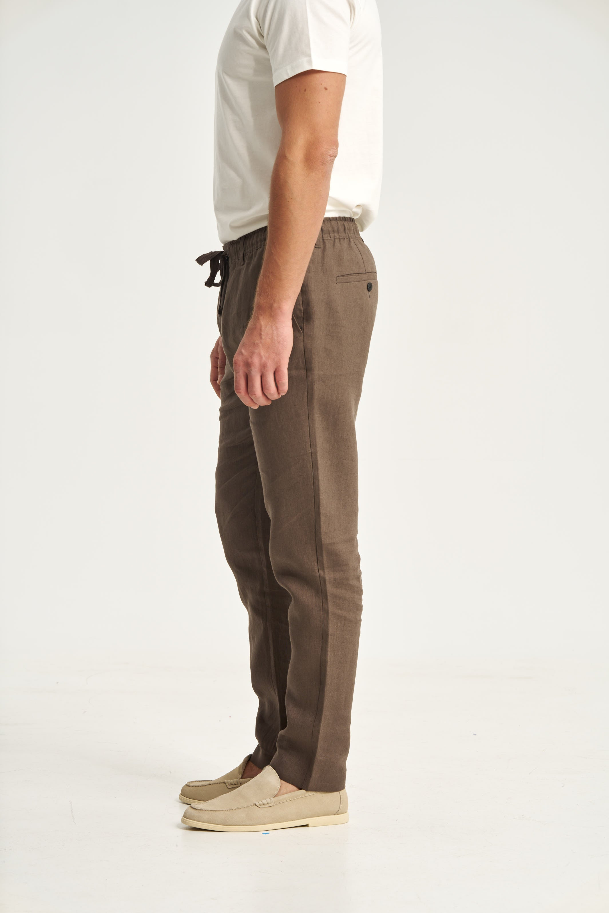 Linen Trousers Brown