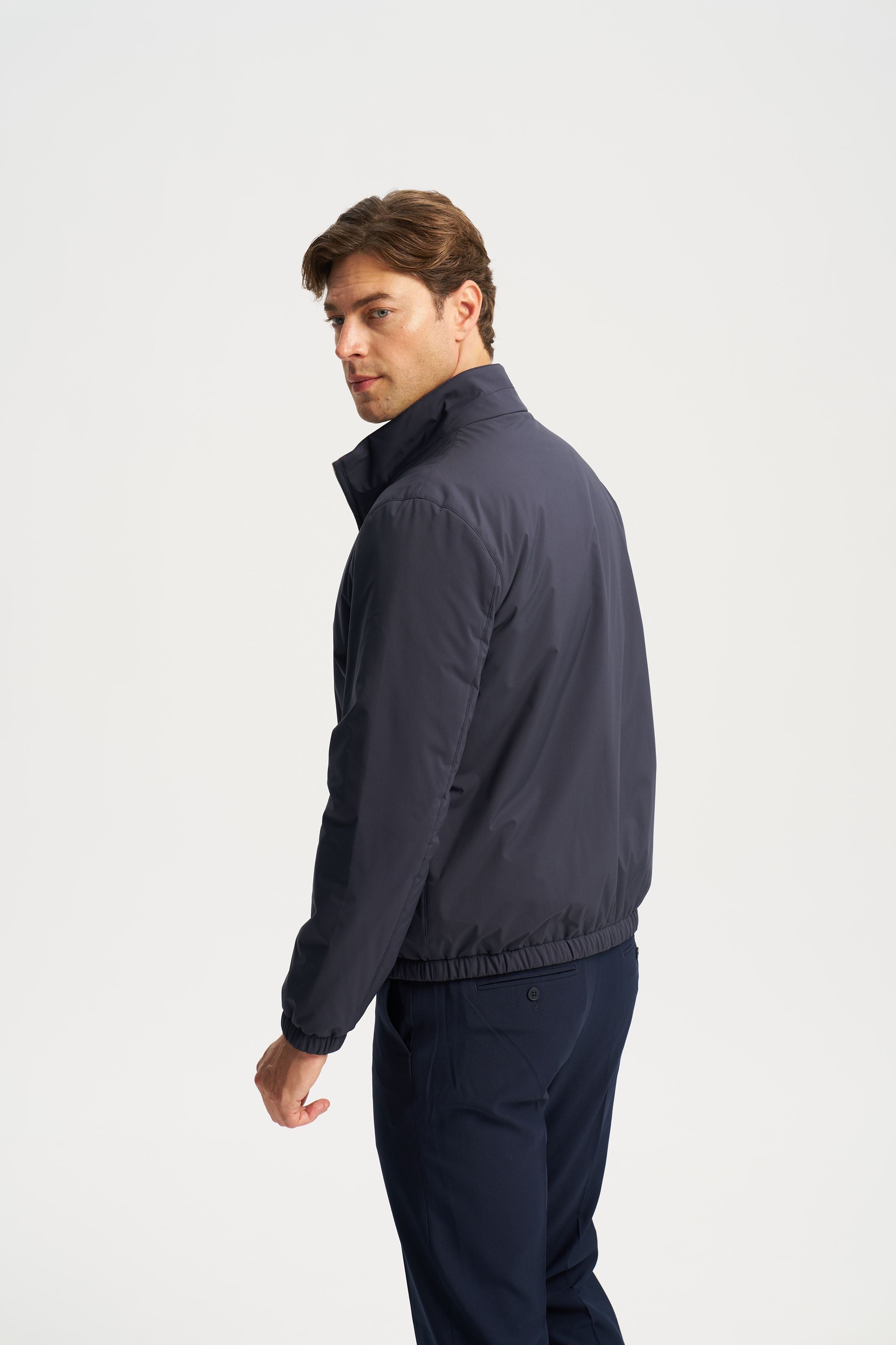 Como Reversible Jacket Navy