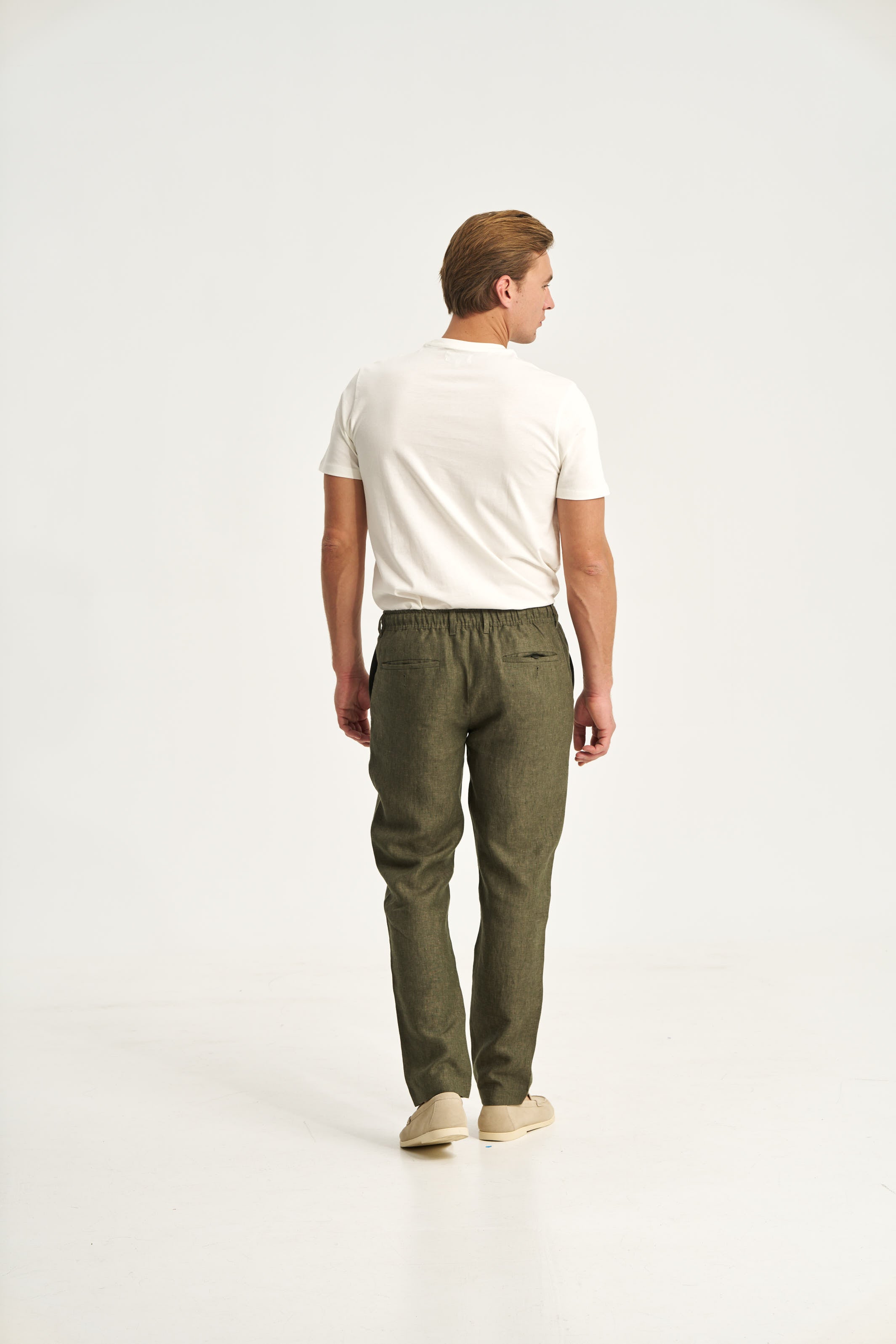 Linen Trousers Green