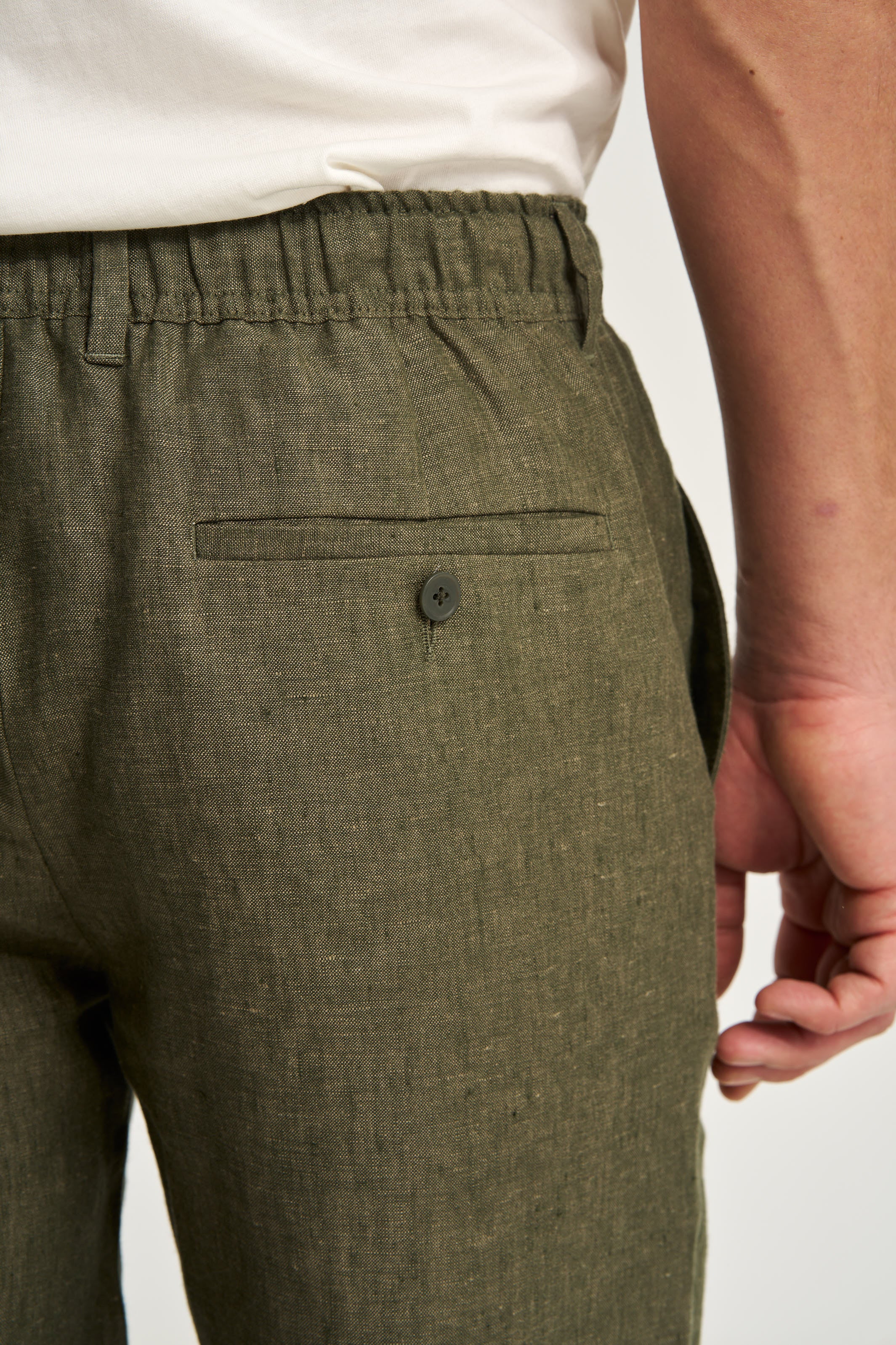 Linen Trousers Green