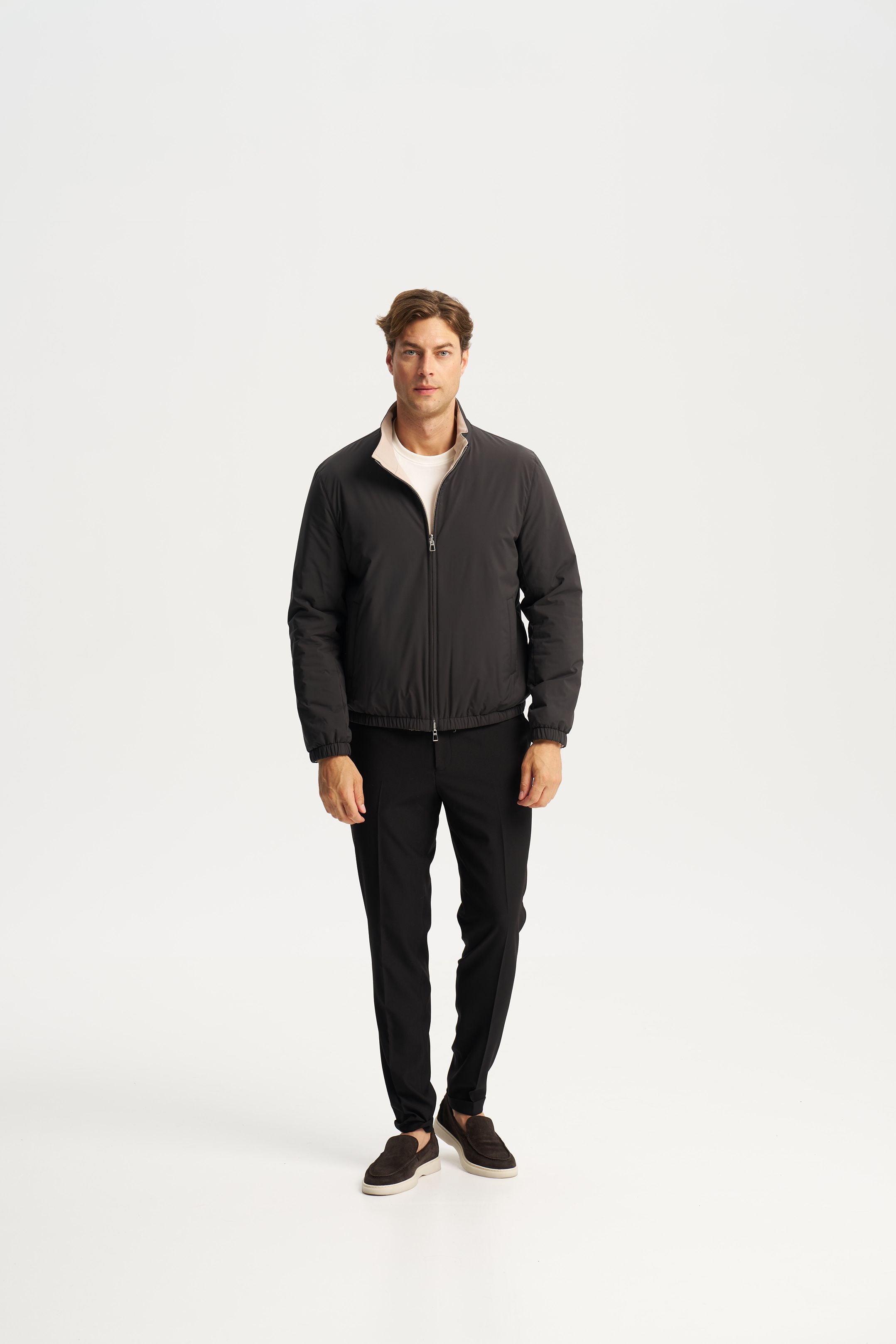 Como Reversible Jacket Black