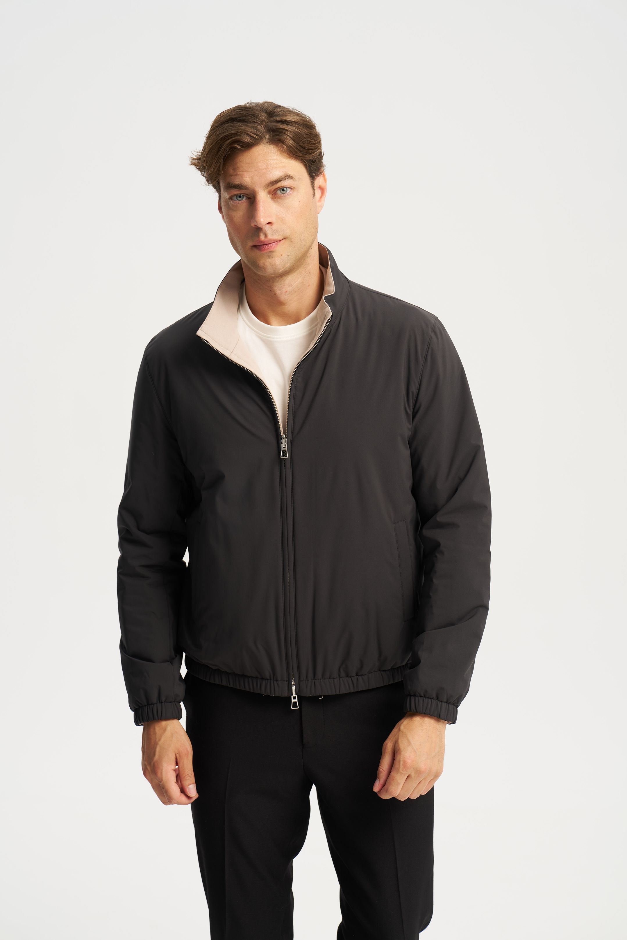 Como Reversible Jacket Black