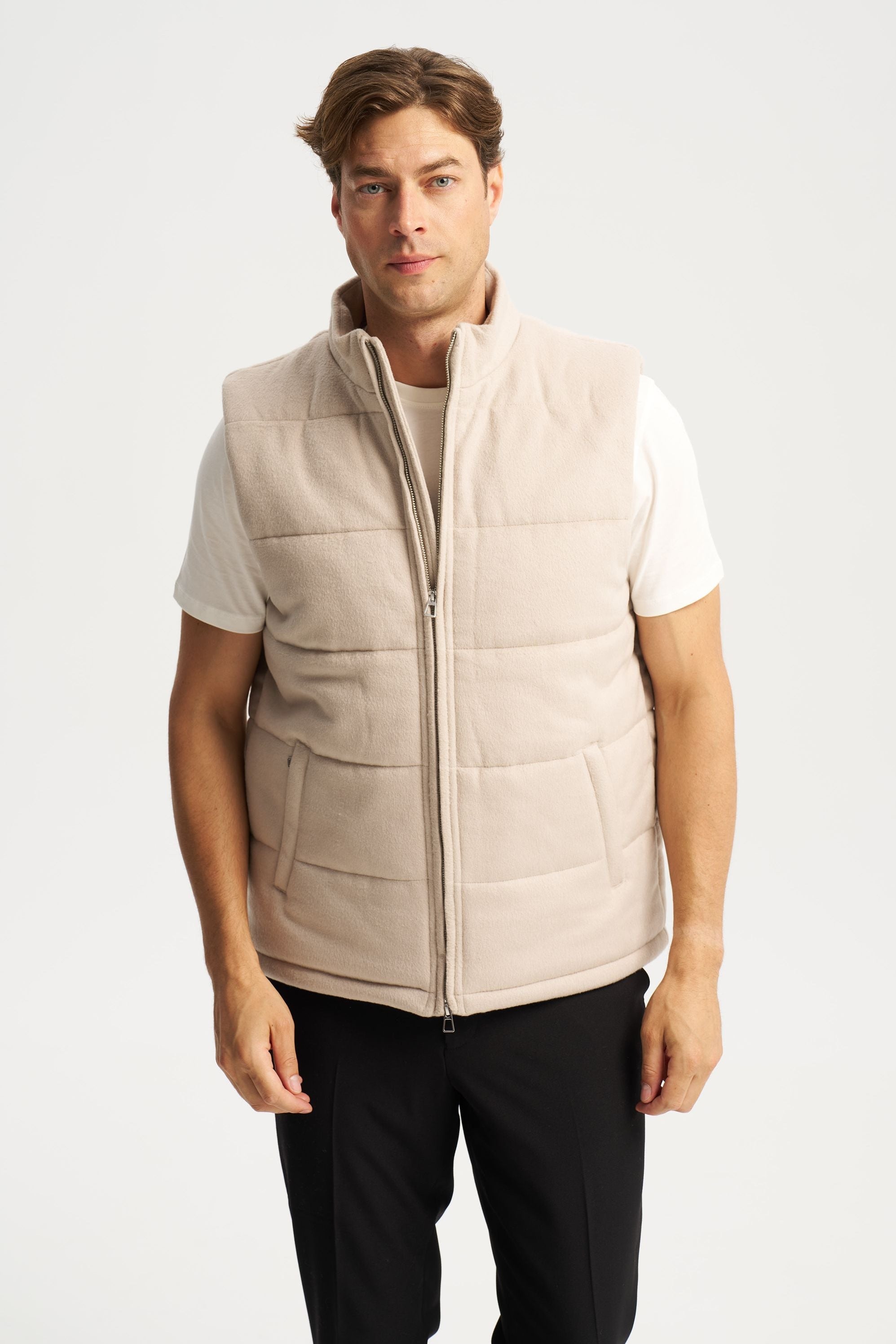 Riva Gilet Ecru