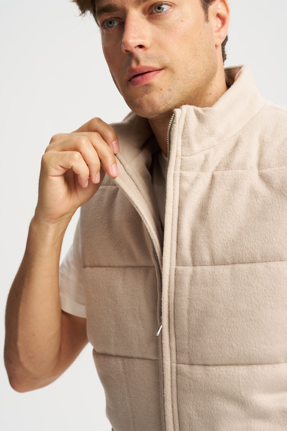 Riva Gilet Ecru