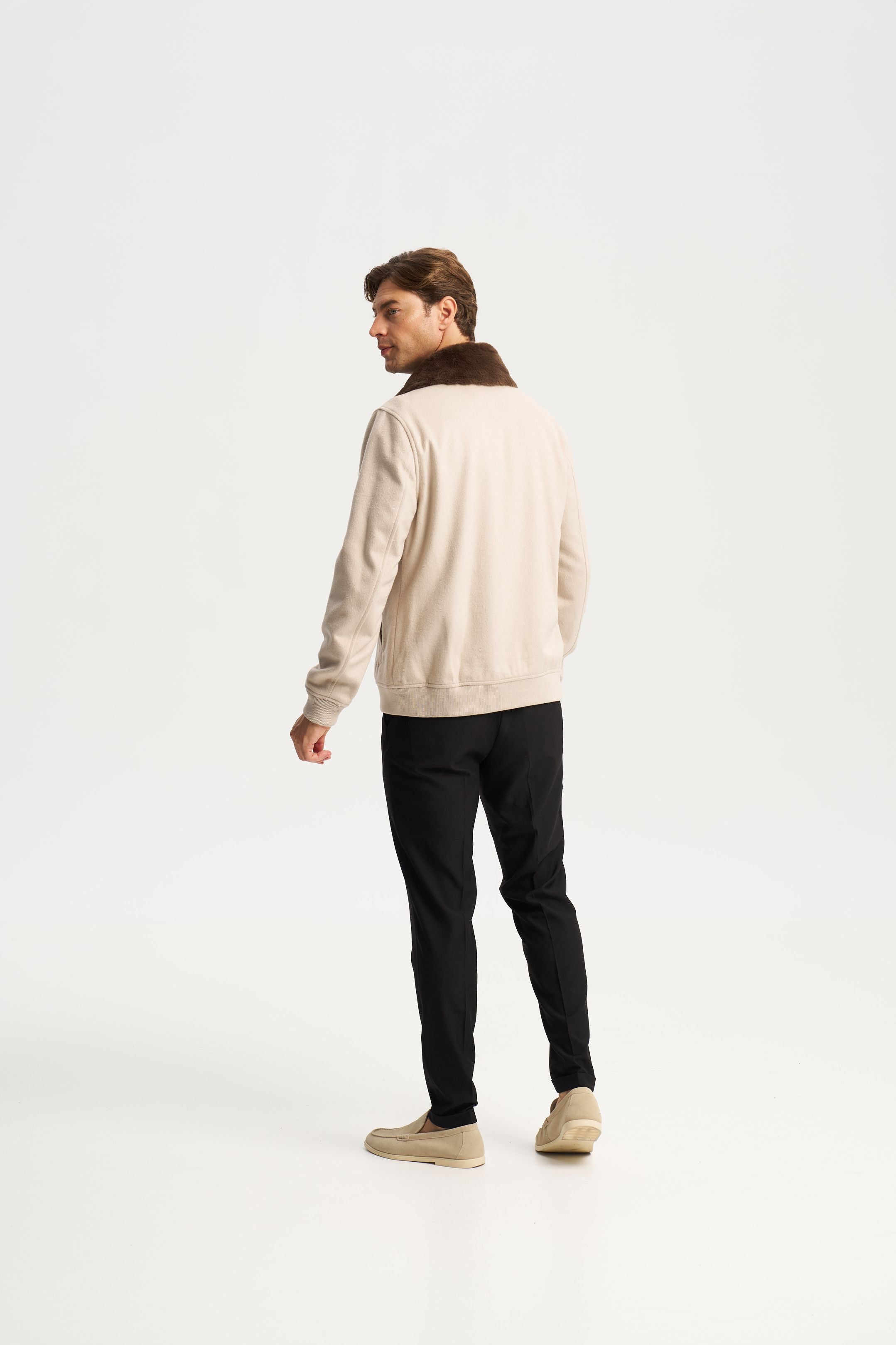 Constance Fur Jacket Beige