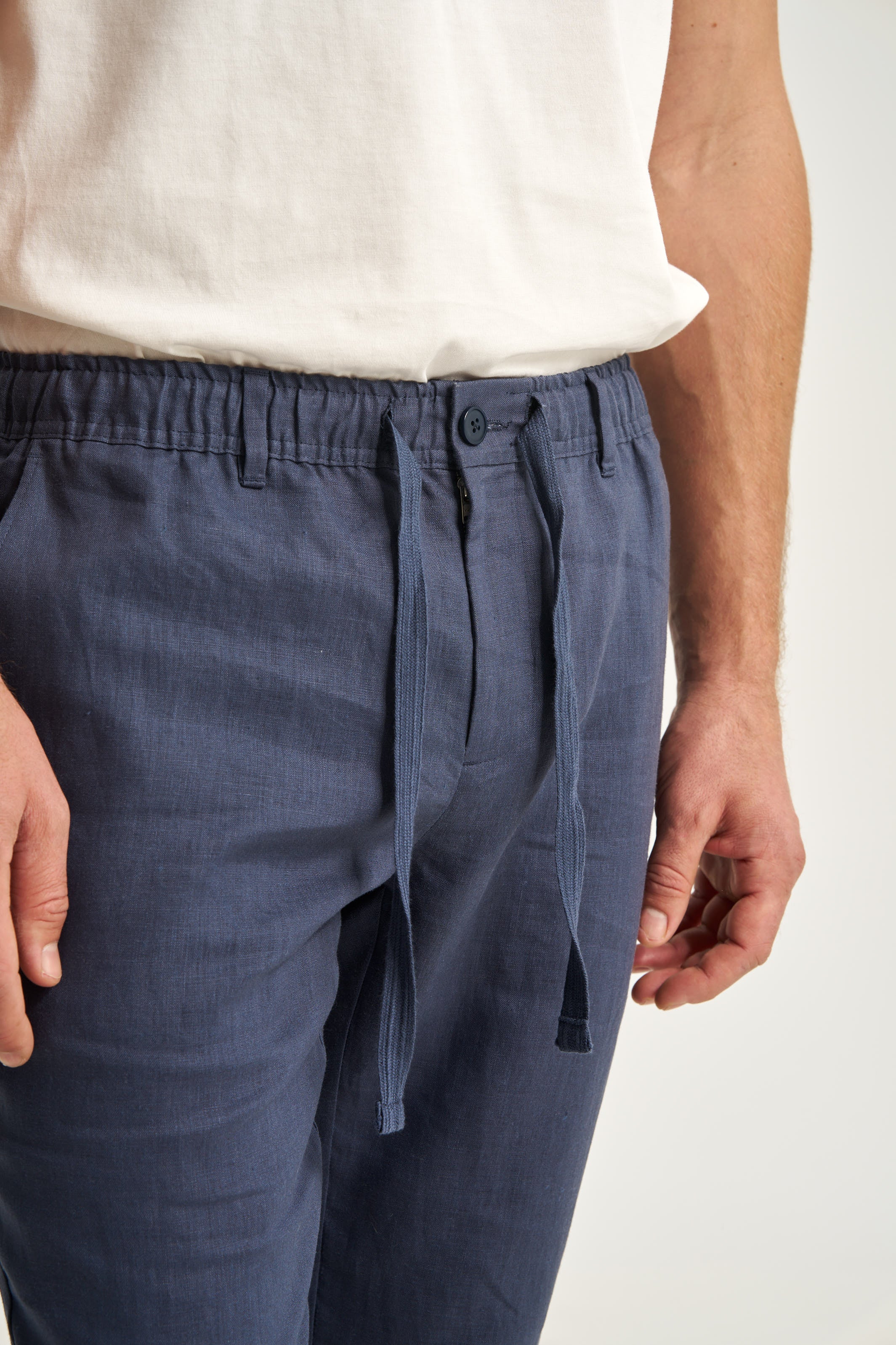 Linen Trousers Blue