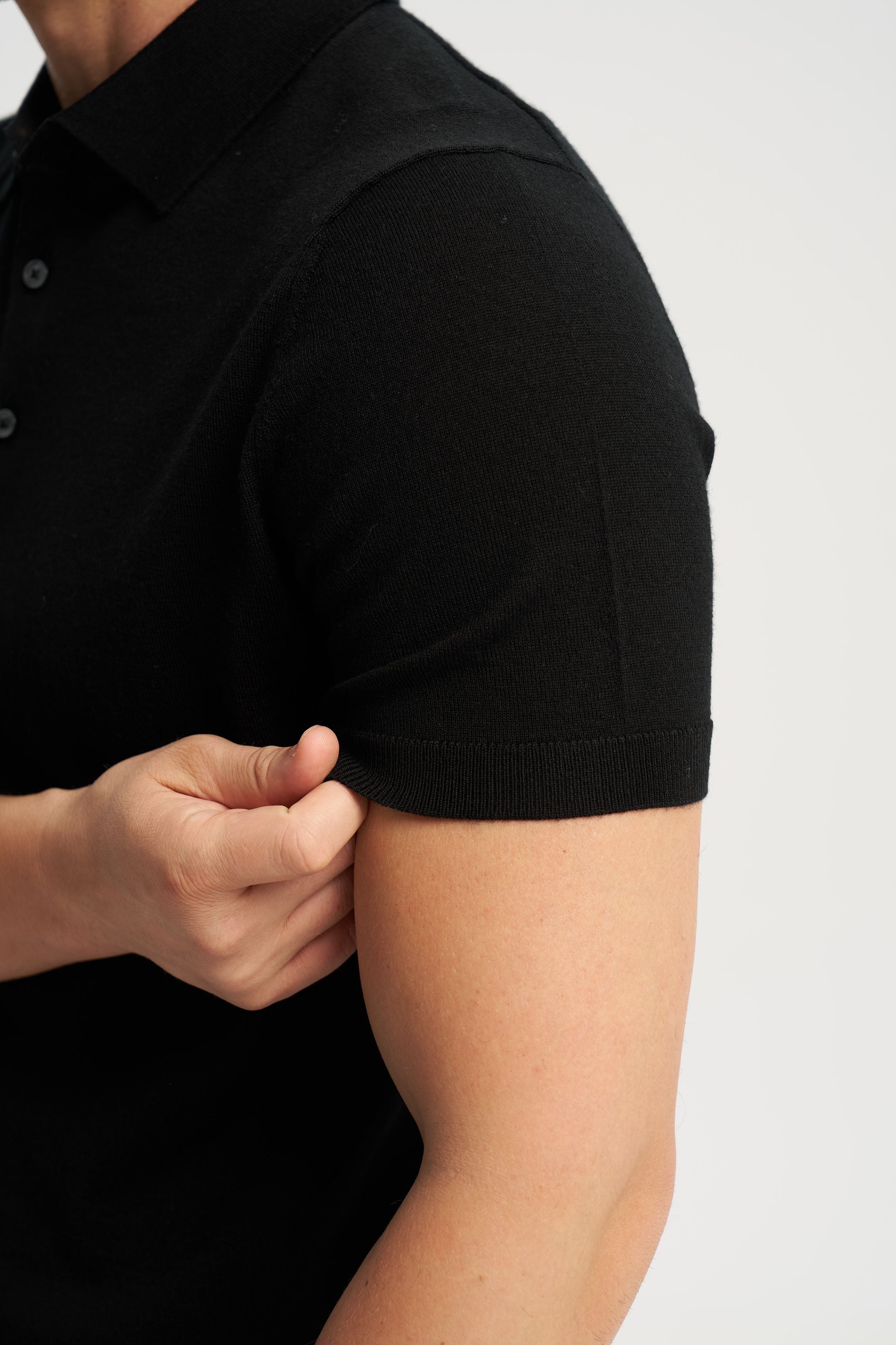 Monaco Short Sleeve Polo Black