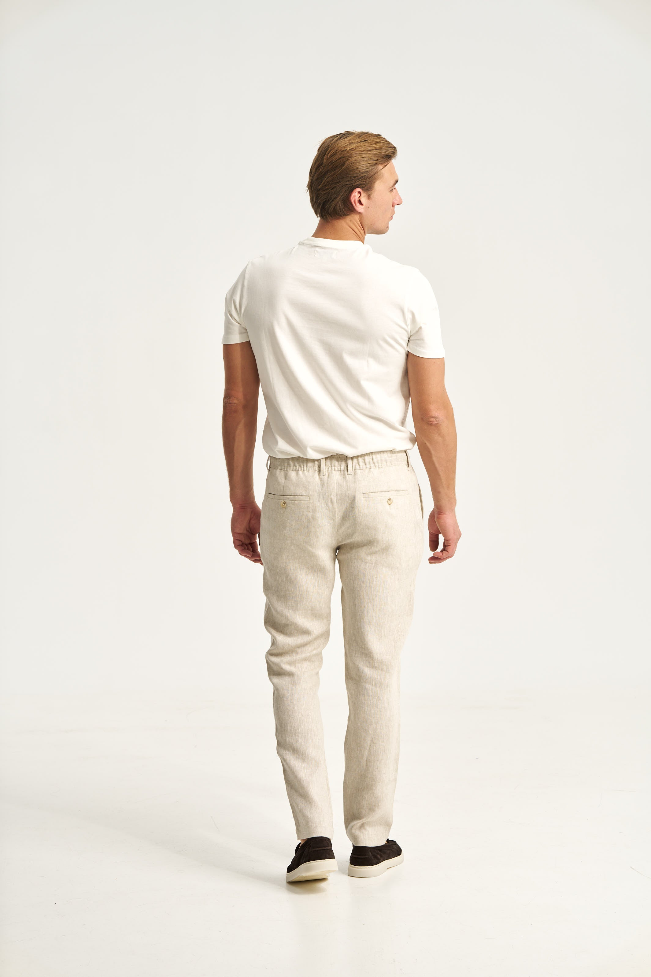 Linen Trousers Beige