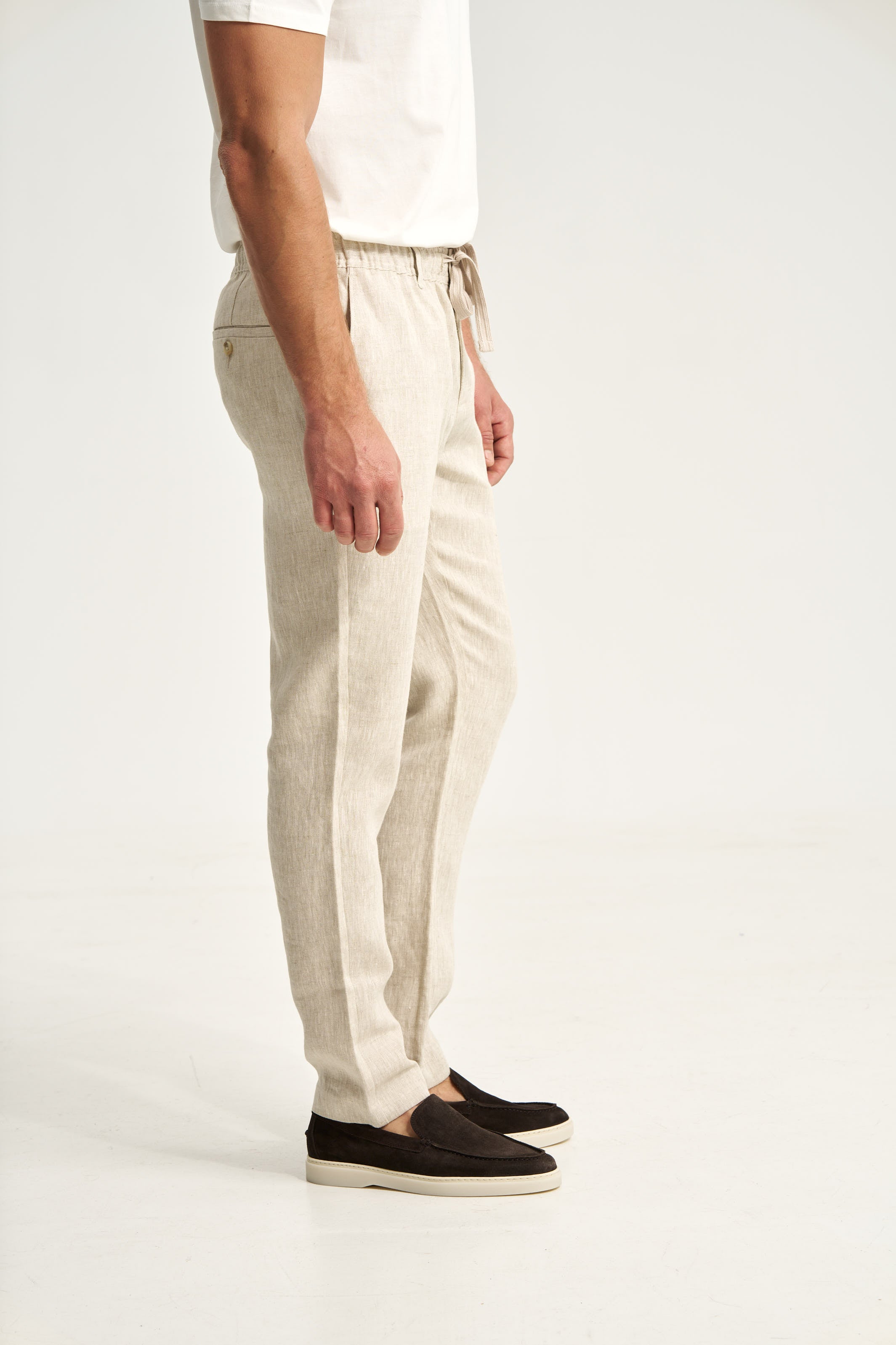 Linen Trousers Beige
