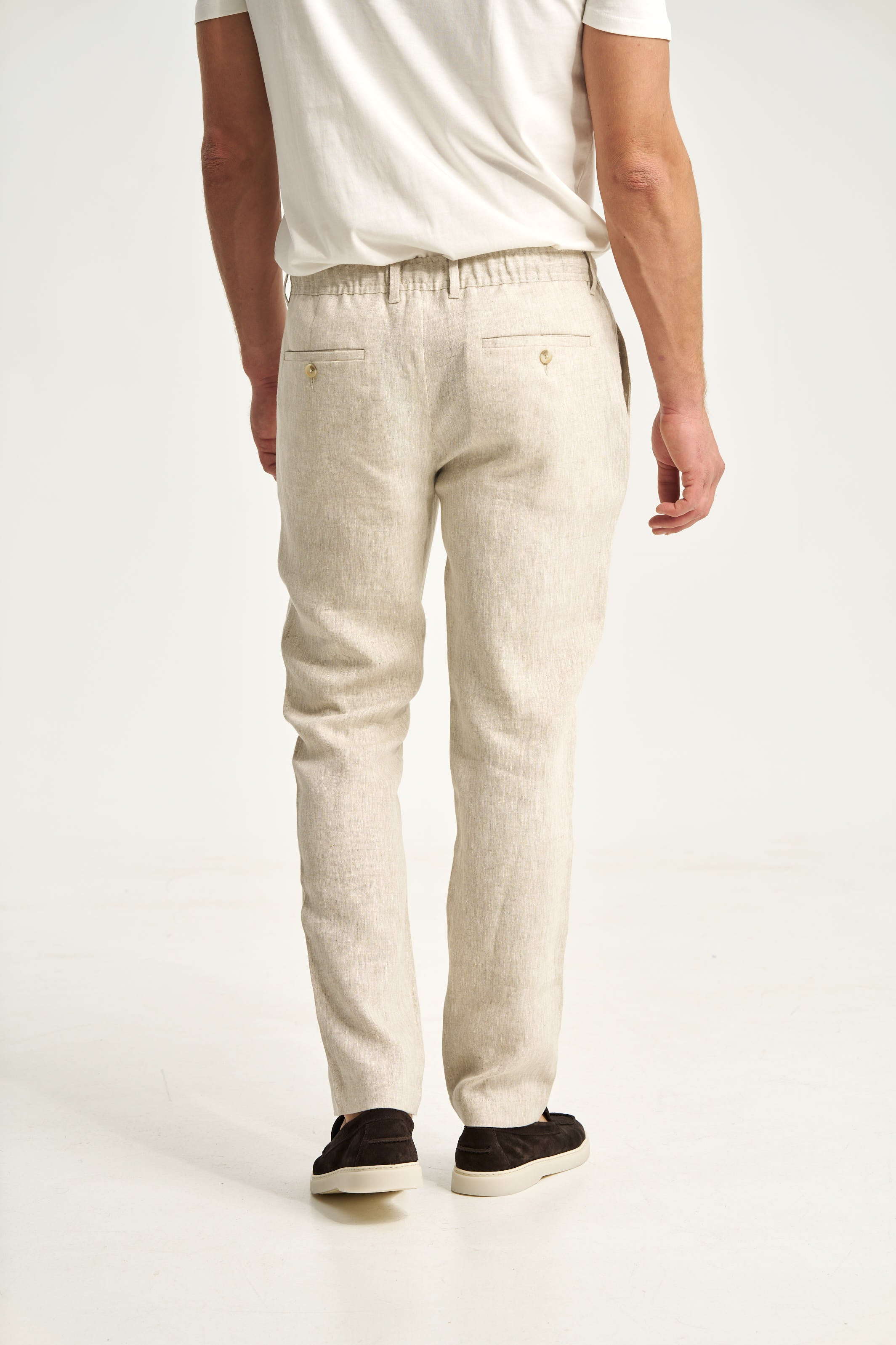 Linen Trousers Beige