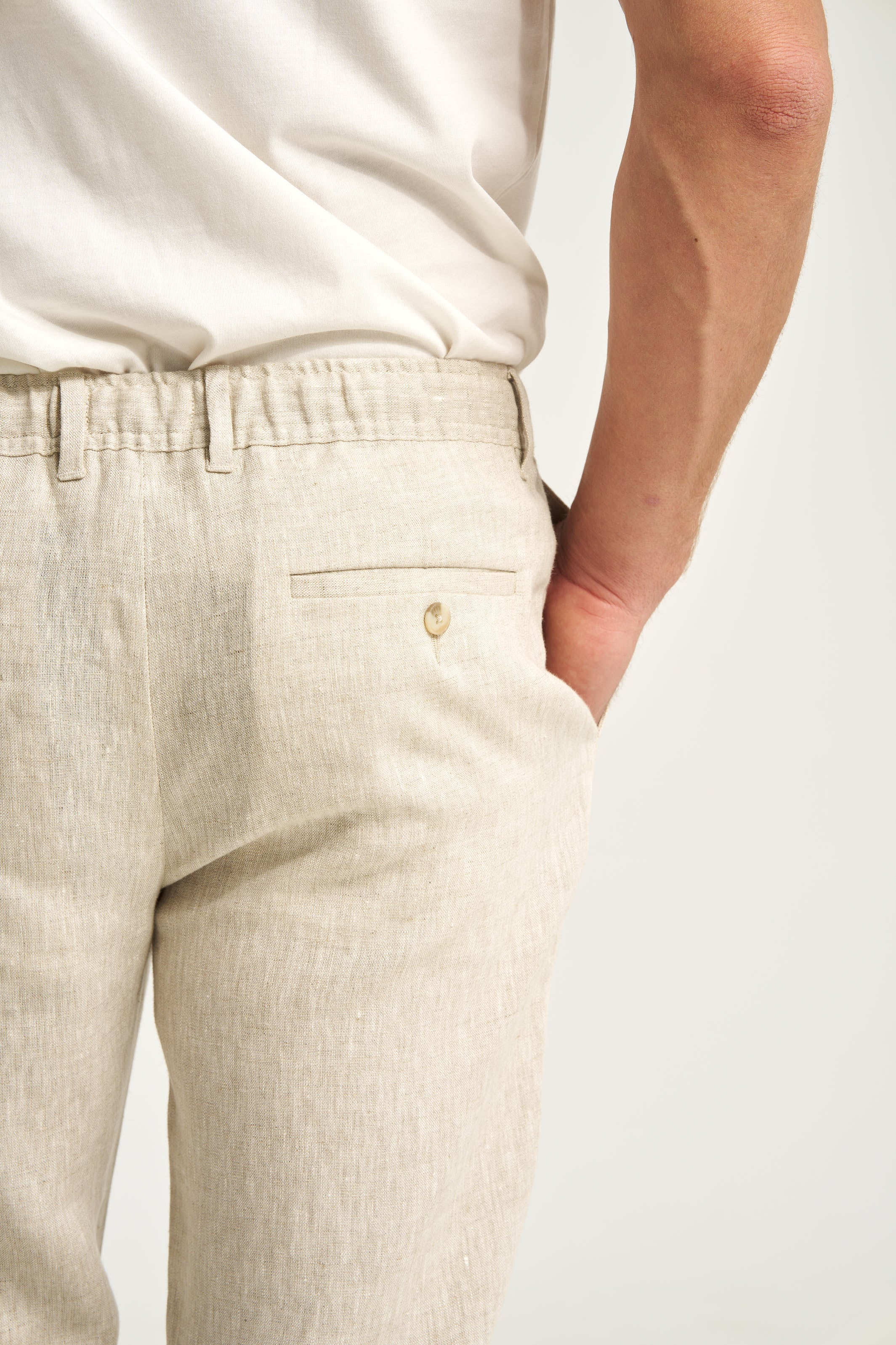 Linen Trousers Beige