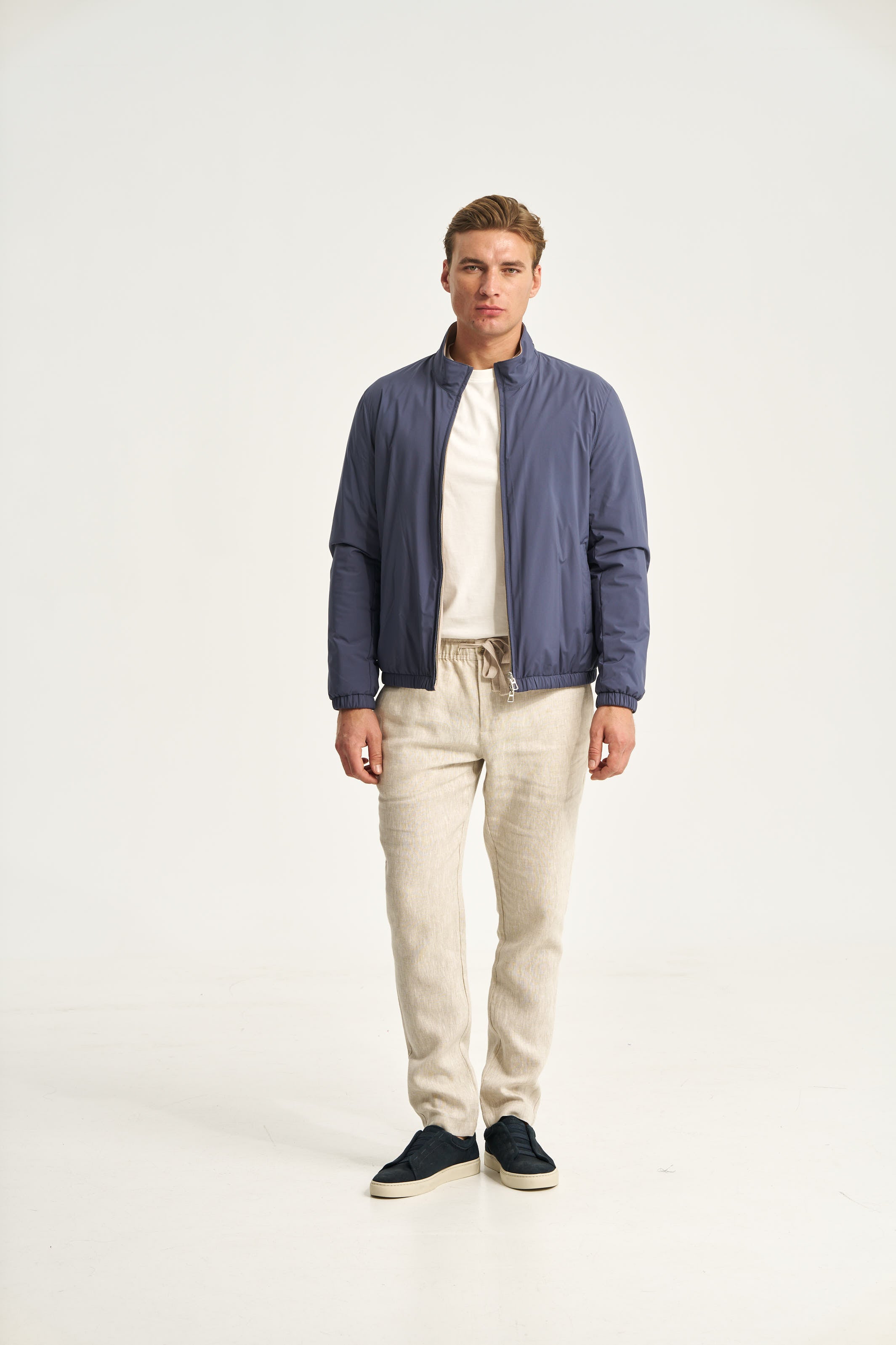 Como Reversible Jacket Blue