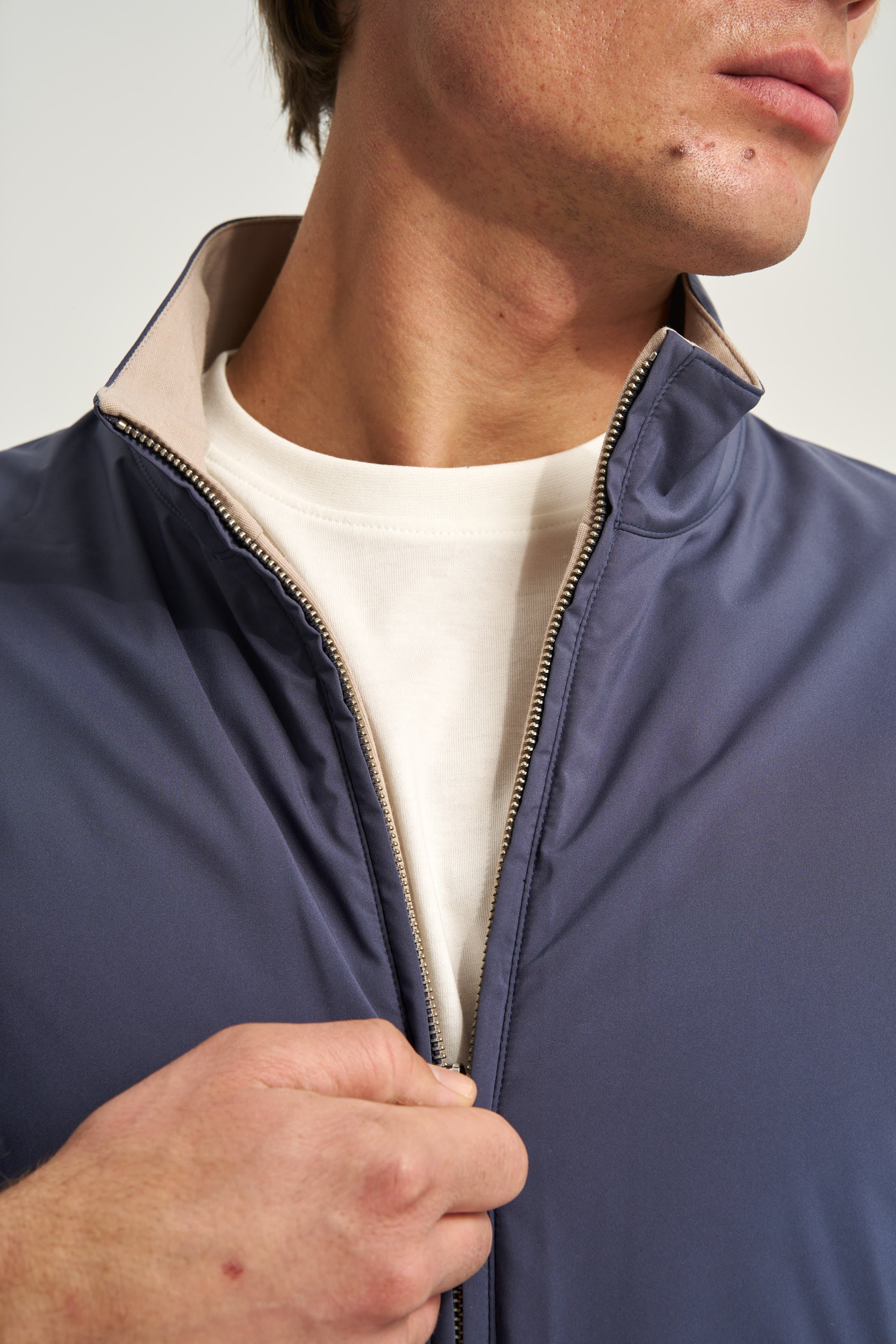 Como Reversible Jacket Blue