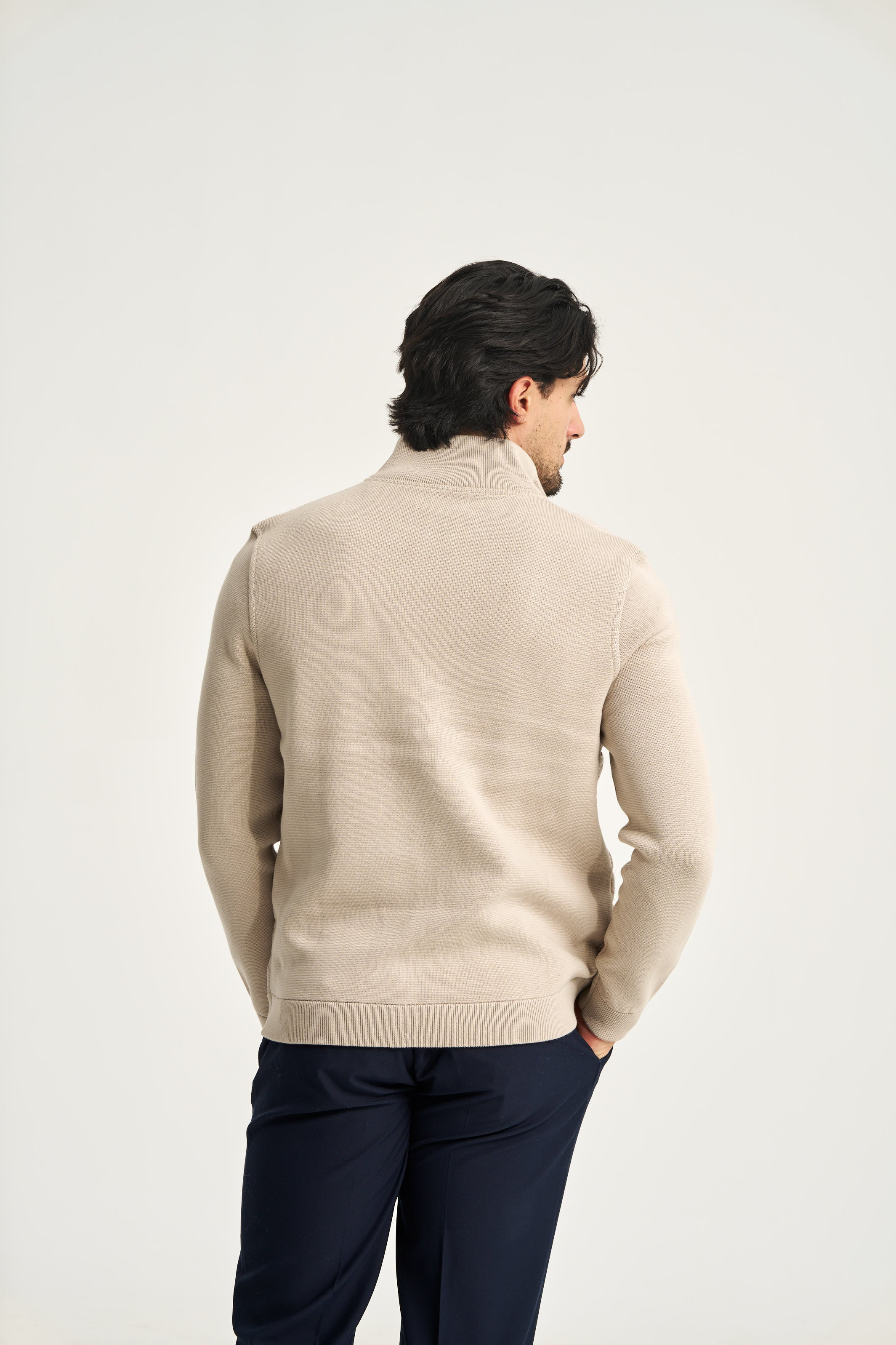 Avallon Padded Cardigan Beige