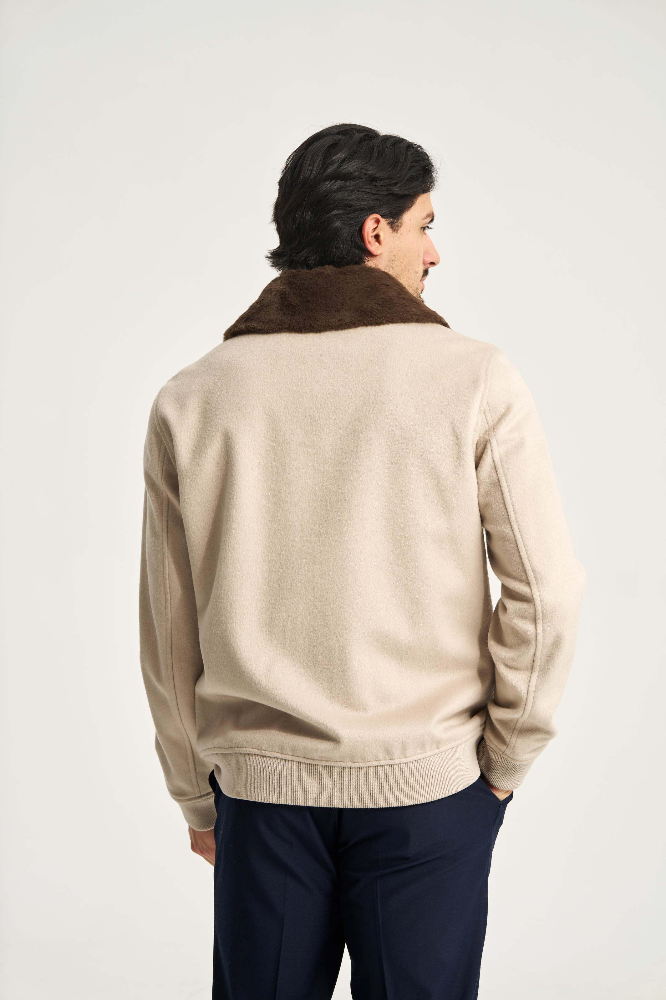 Constance Fur Jacket Beige