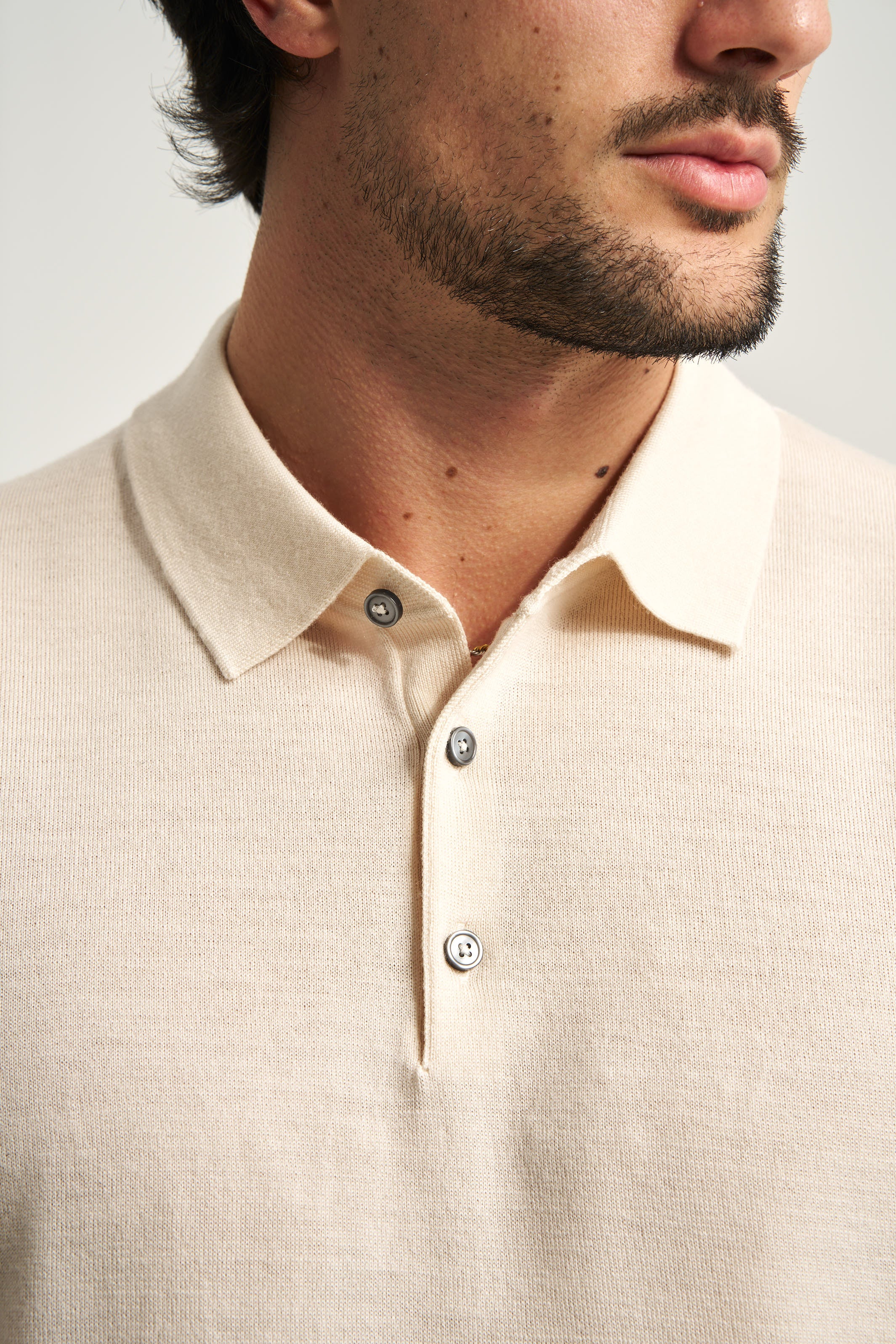 Monaco Short Sleeve Polo Beige