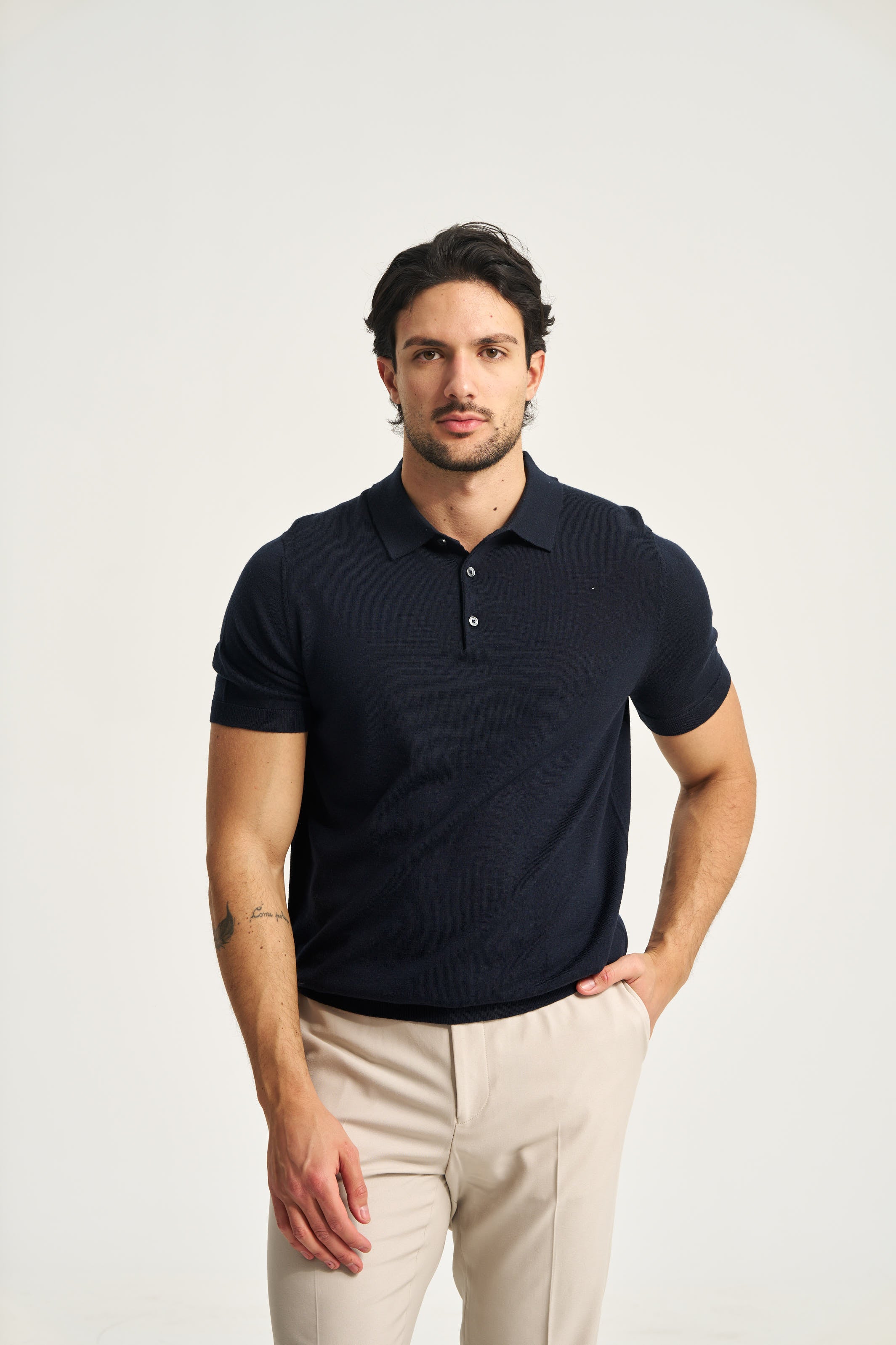 Monaco Short Sleeve Polo Navy