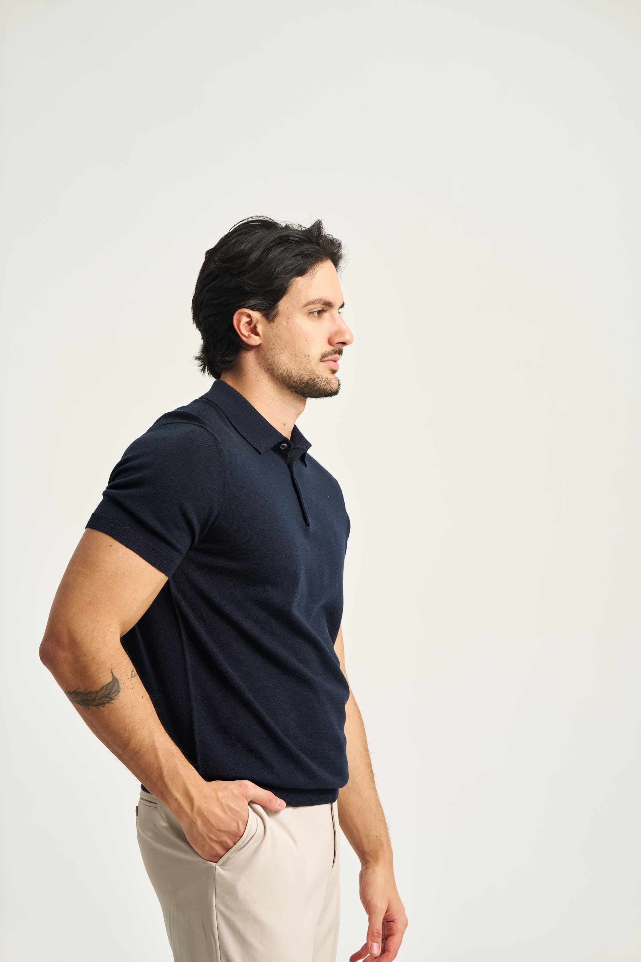 Monaco Short Sleeve Polo Navy