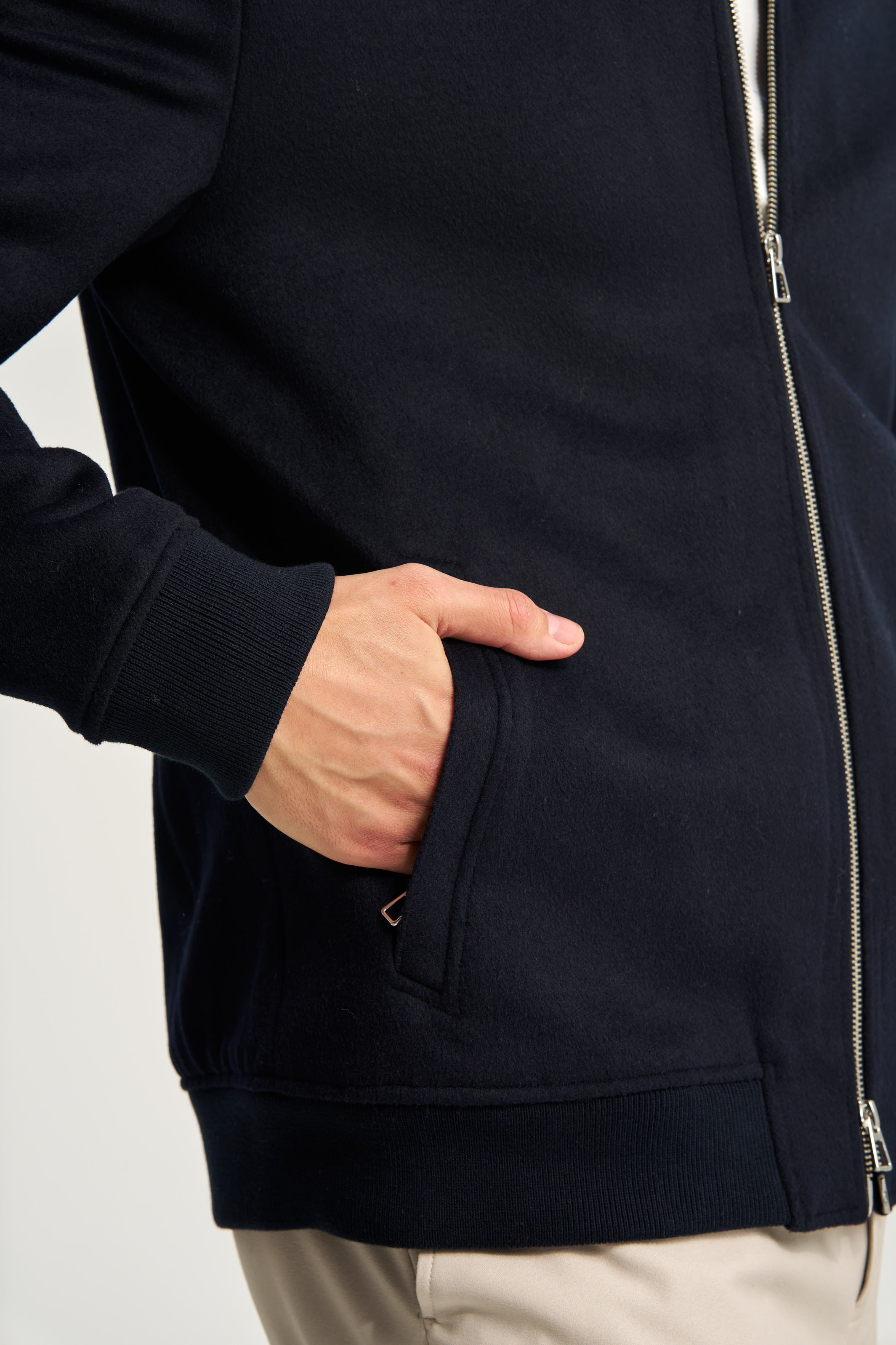Florence Fur Jacket Navy