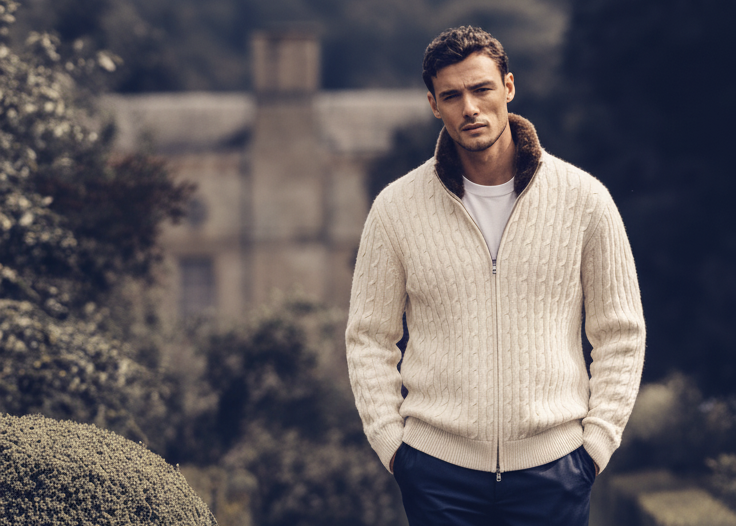 Luxury men’s cashmere knitwear collection by Veloro