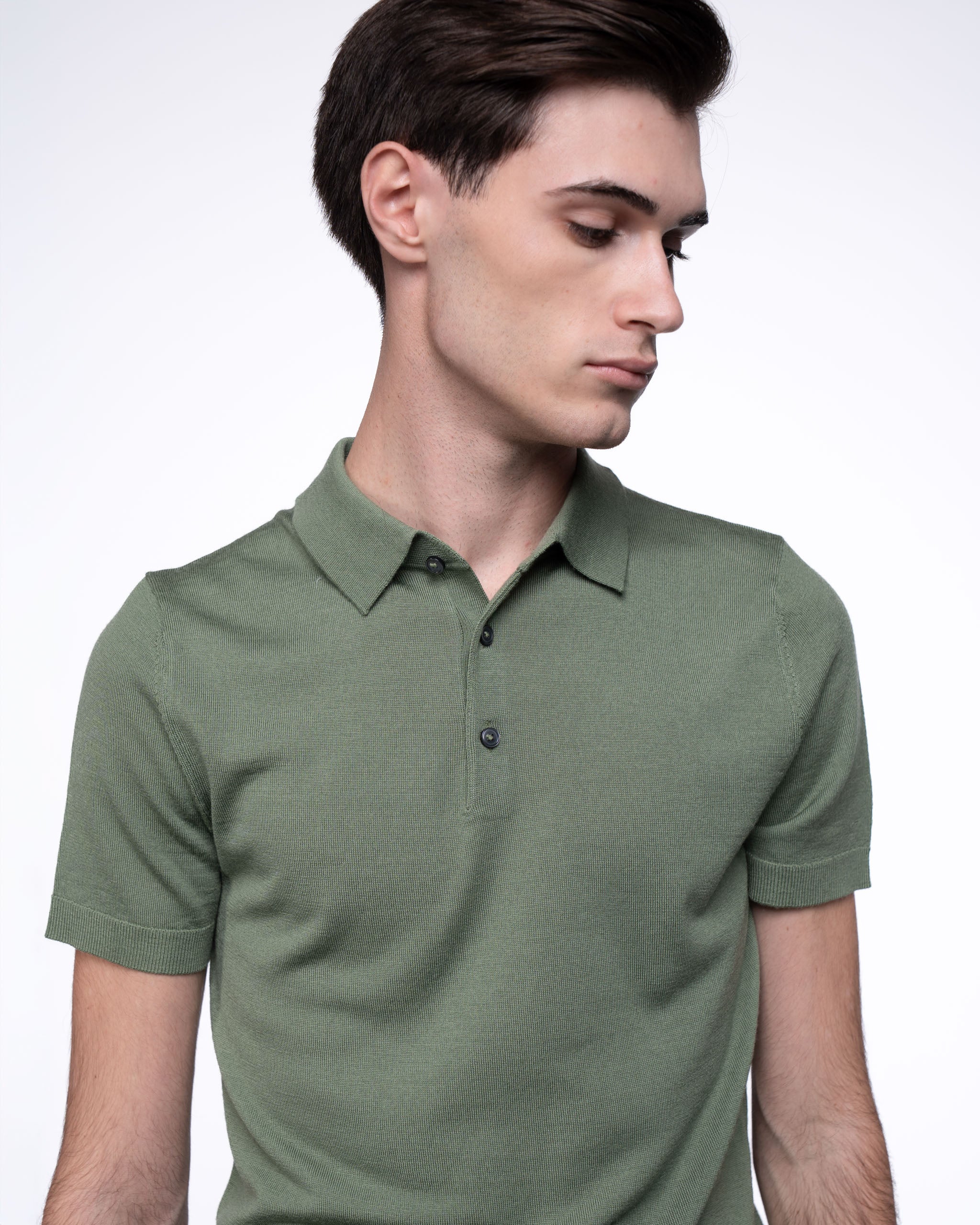 Monaco Short Sleeve Polo Khaki