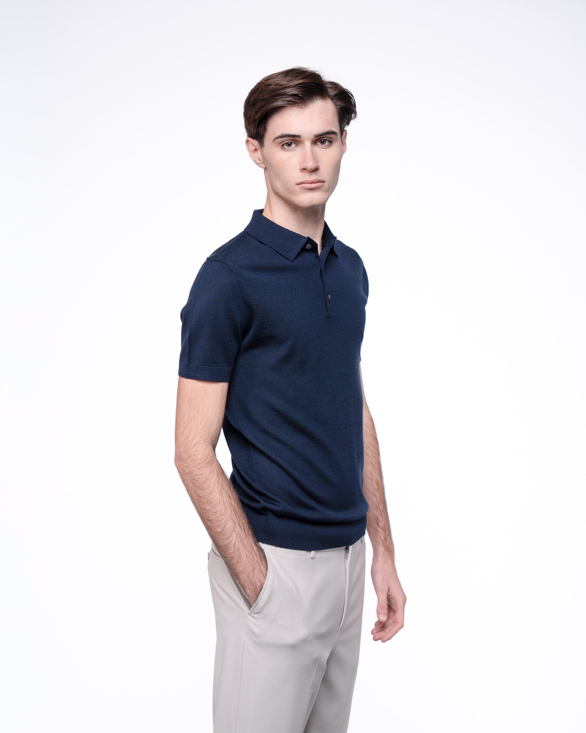 Monaco Short Sleeve Polo Navy