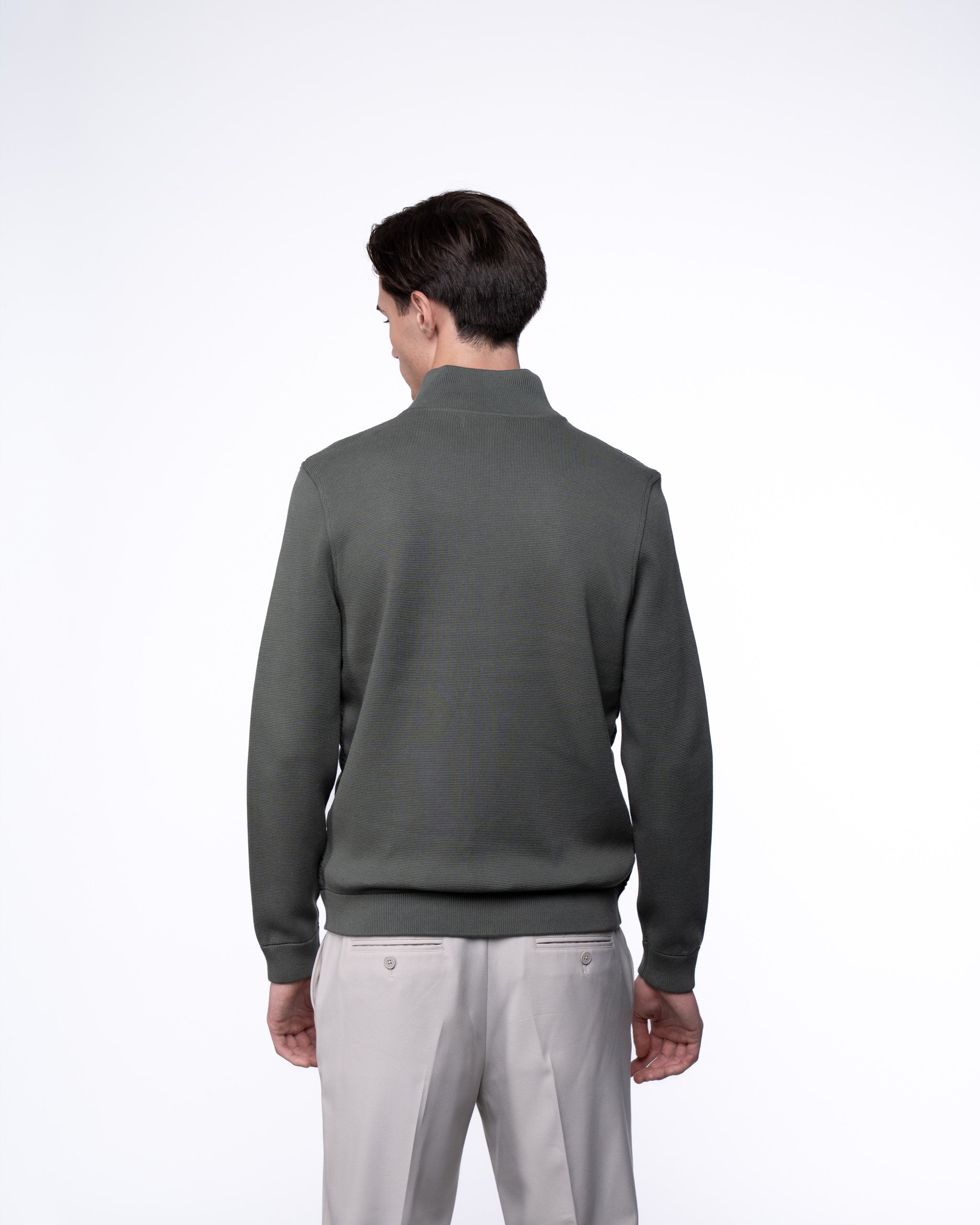 Avallon Padded Cardigan Khaki