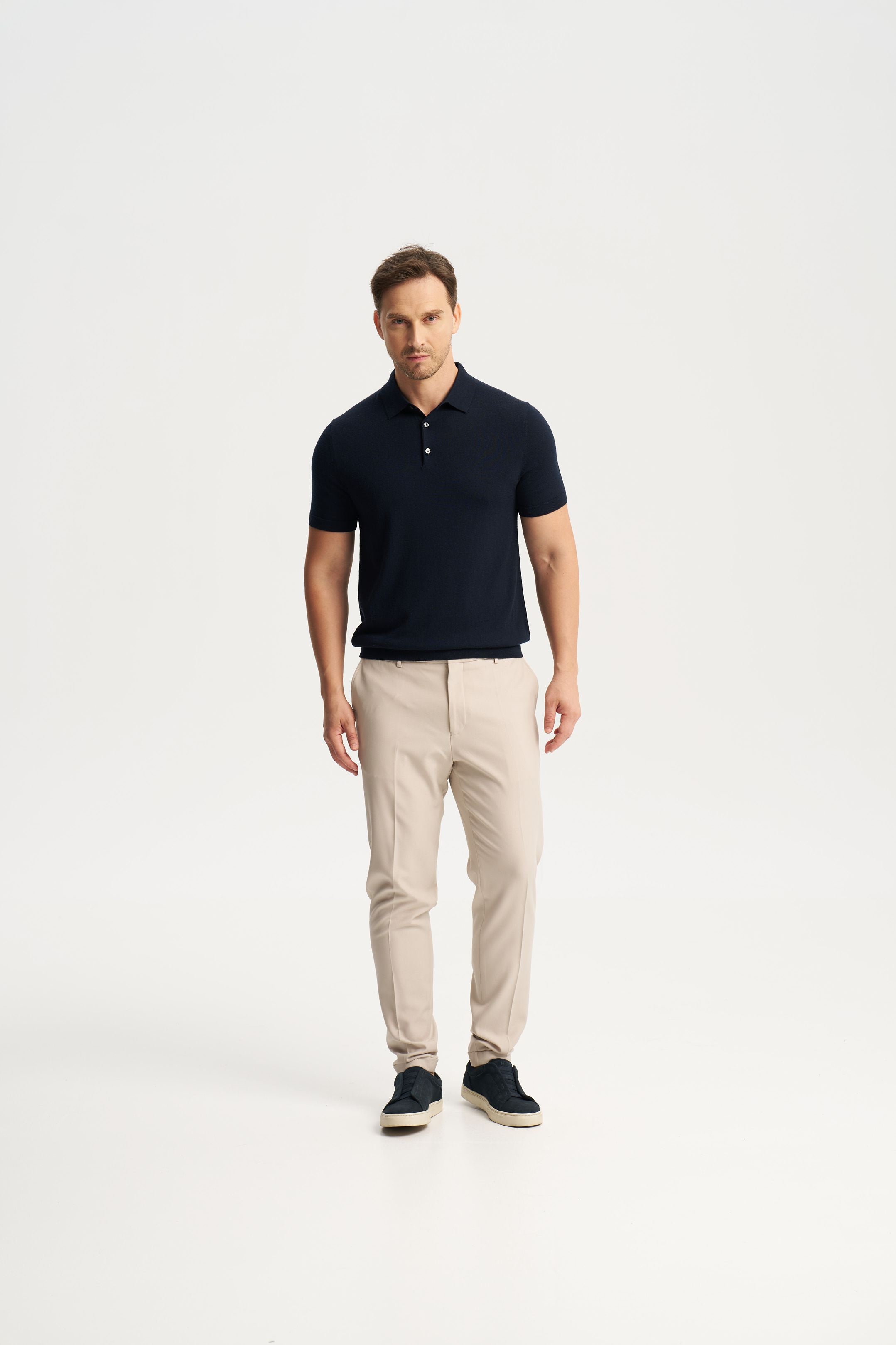 Monaco Short Sleeve Polo Navy