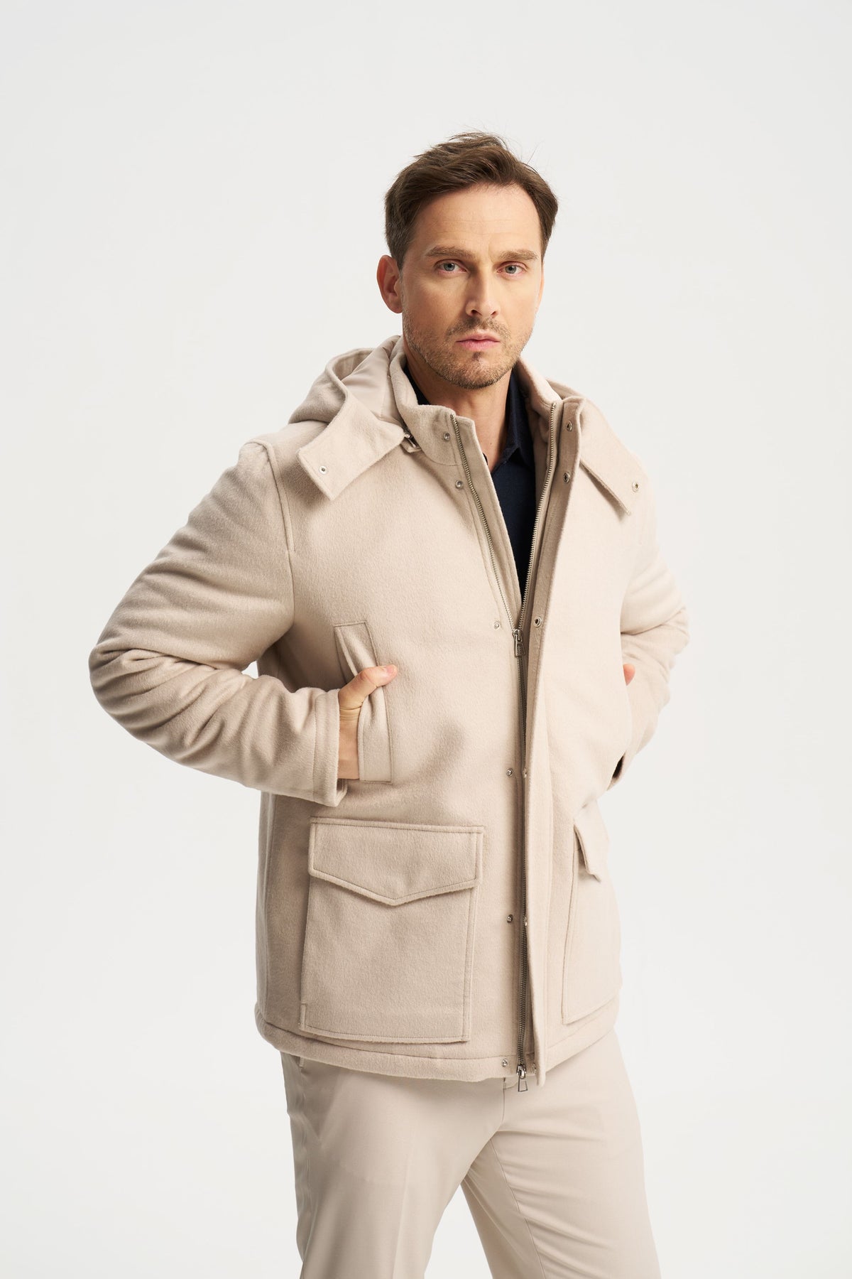 Andermatt Coat Ecru