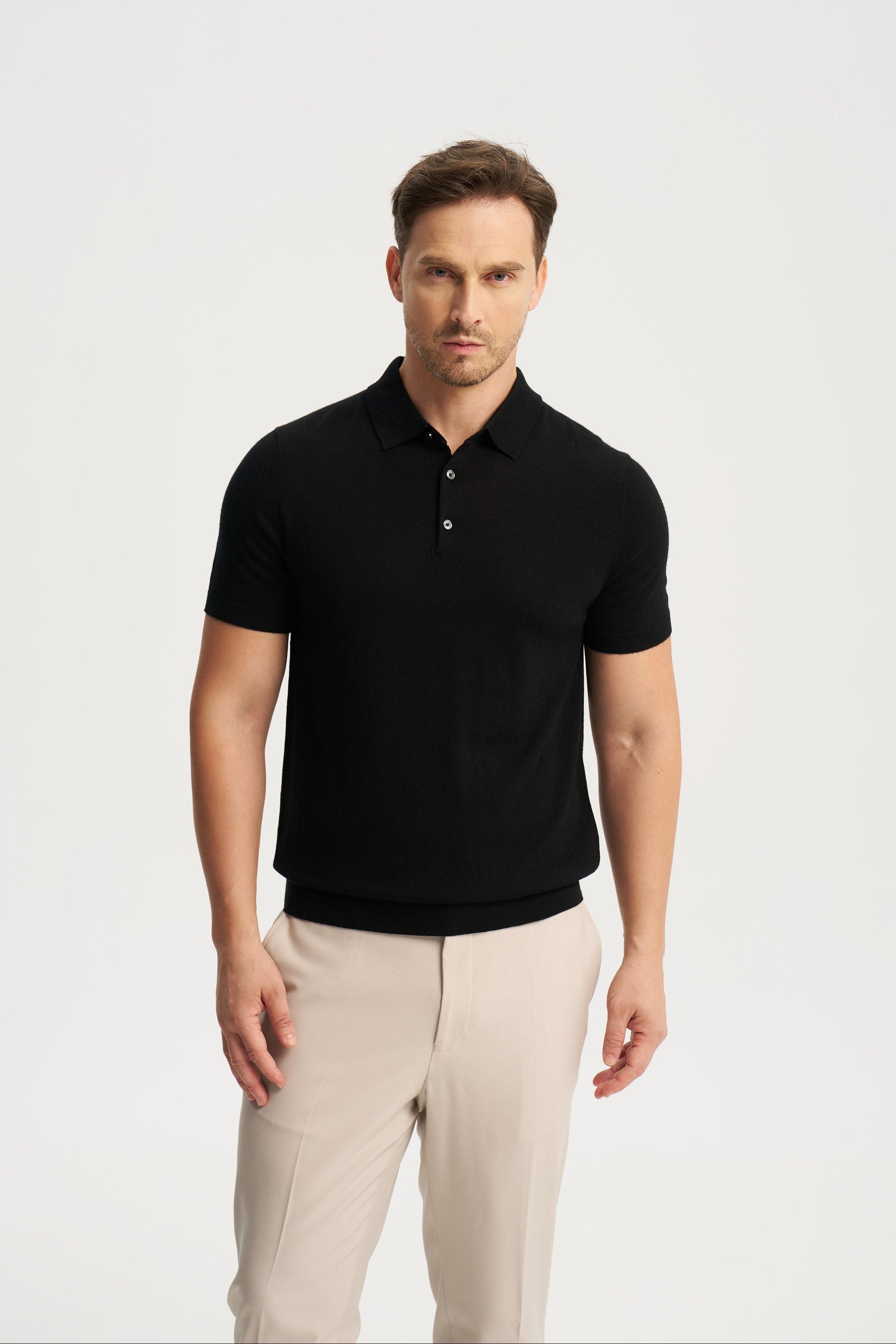 Monaco Short Sleeve Polo Black