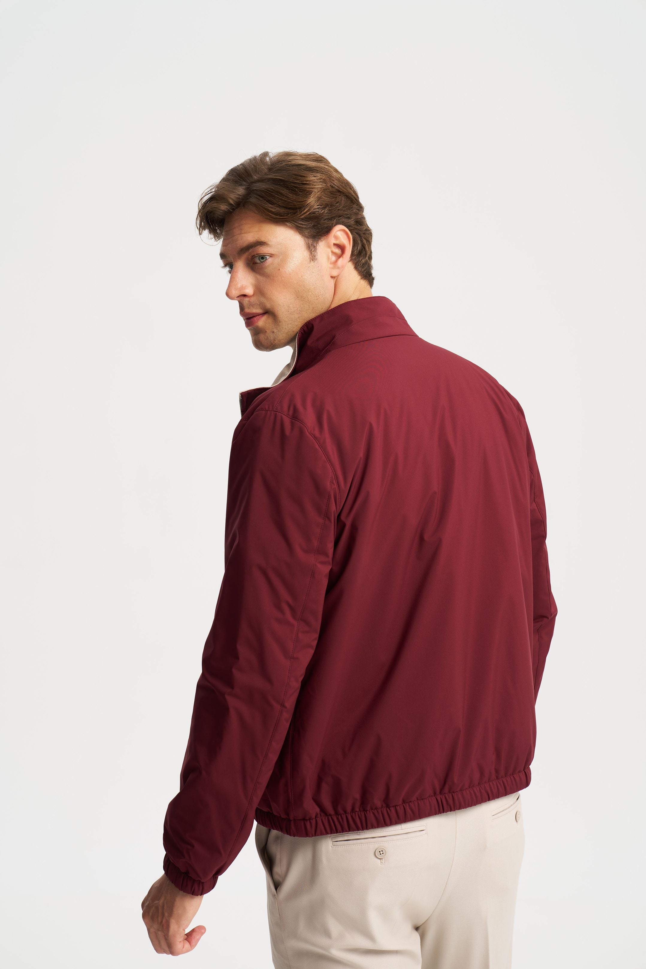Como Reversible Jacket Burgundy