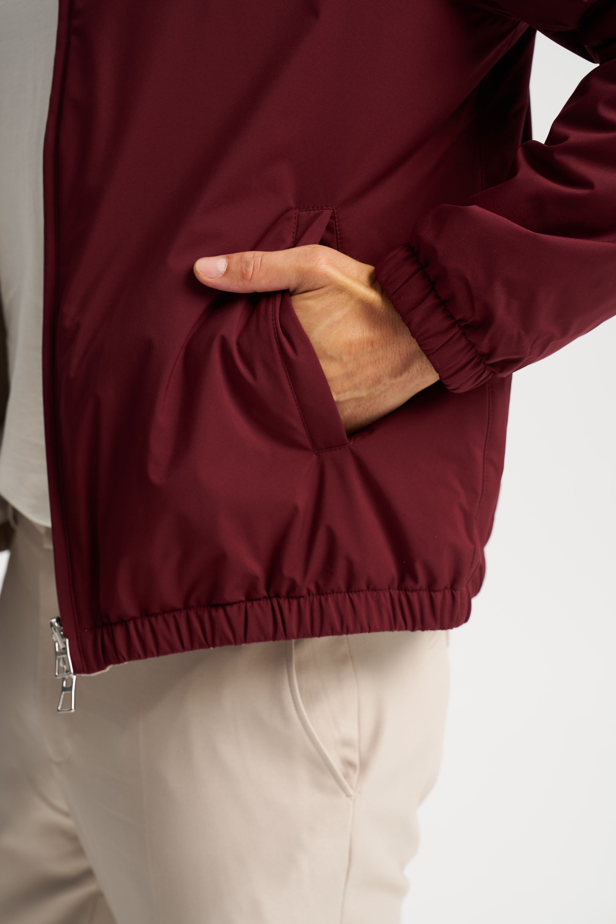 Como Reversible Jacket Burgundy