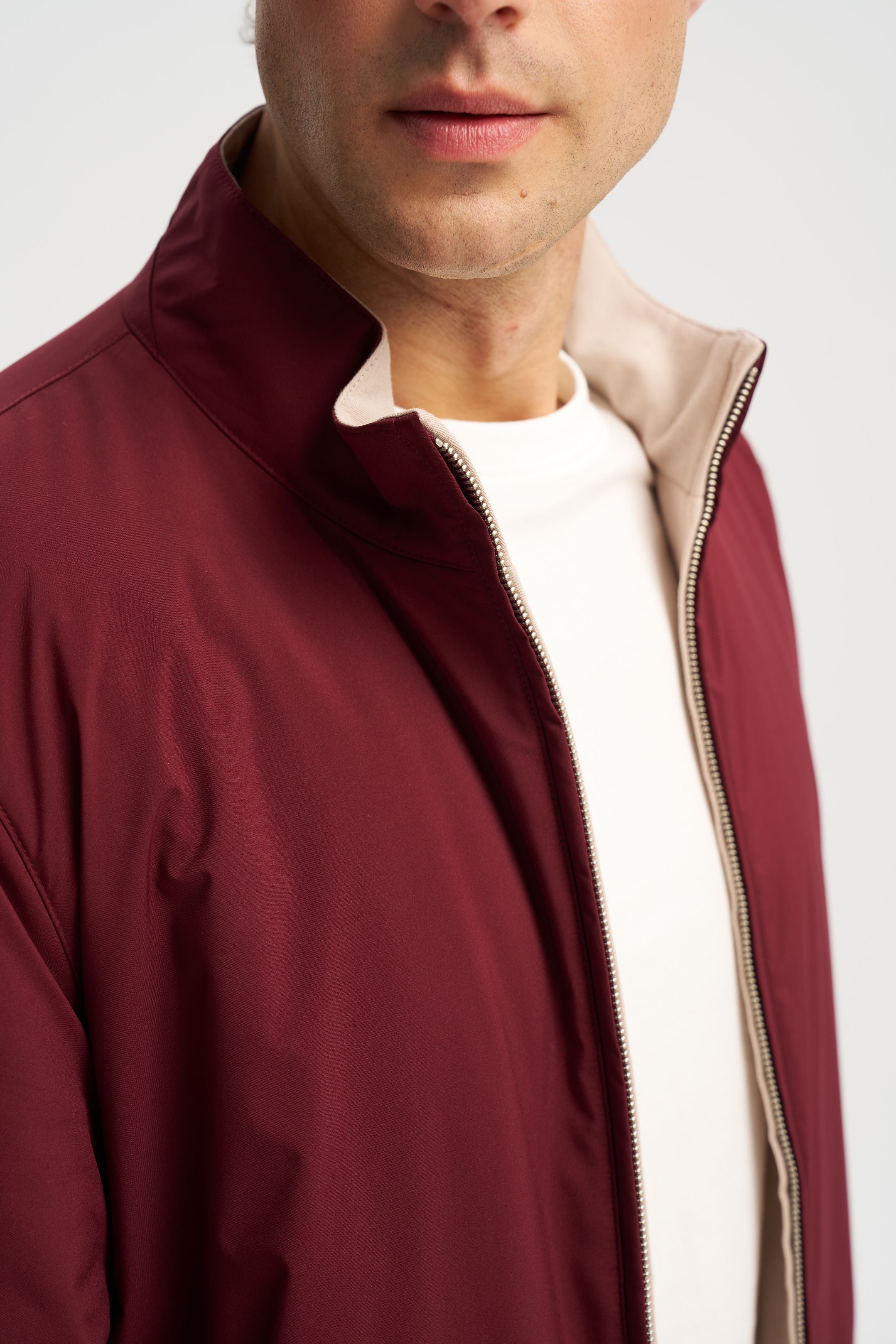 Como Reversible Jacket Burgundy