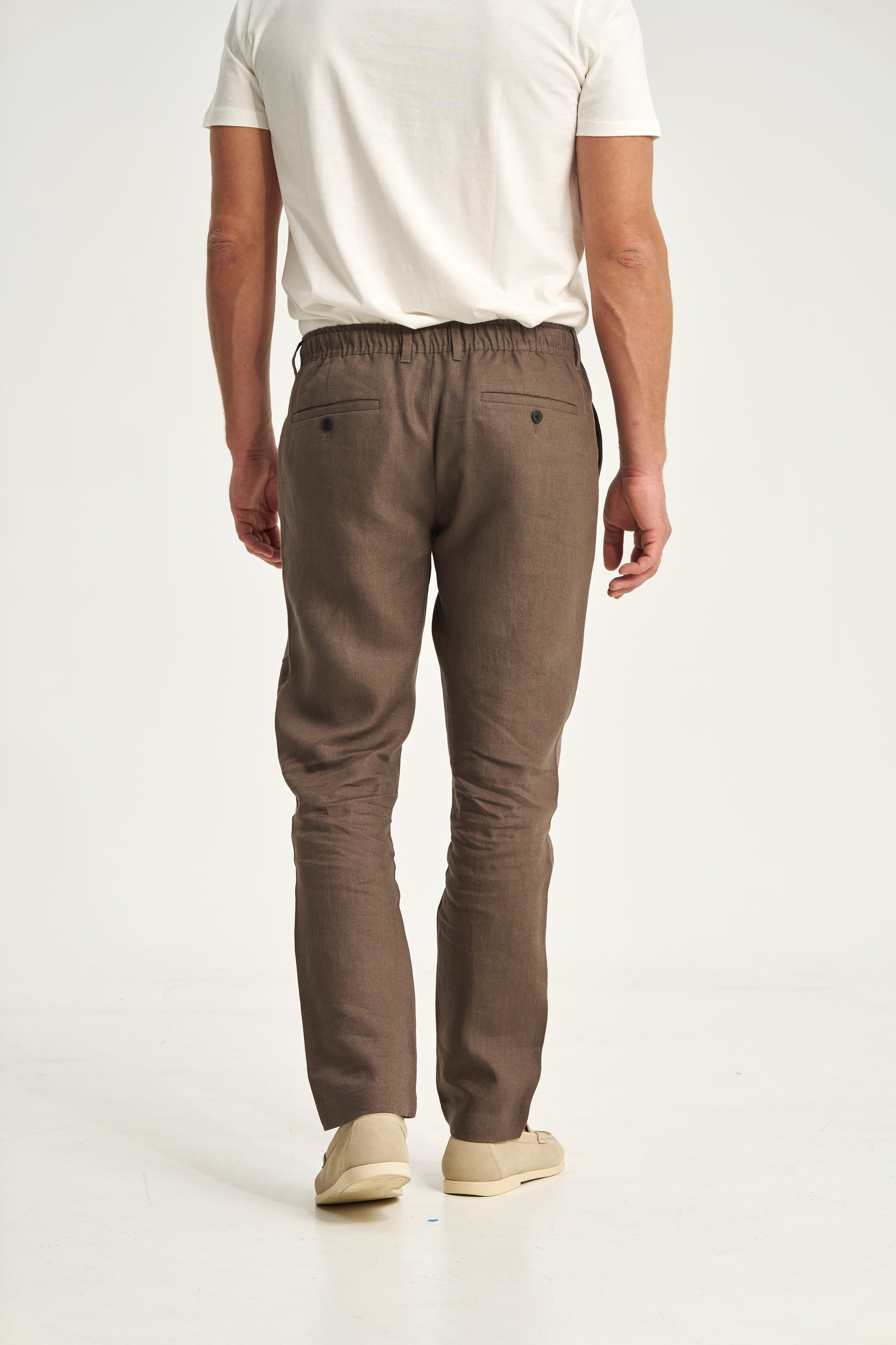 Linen Trousers Brown