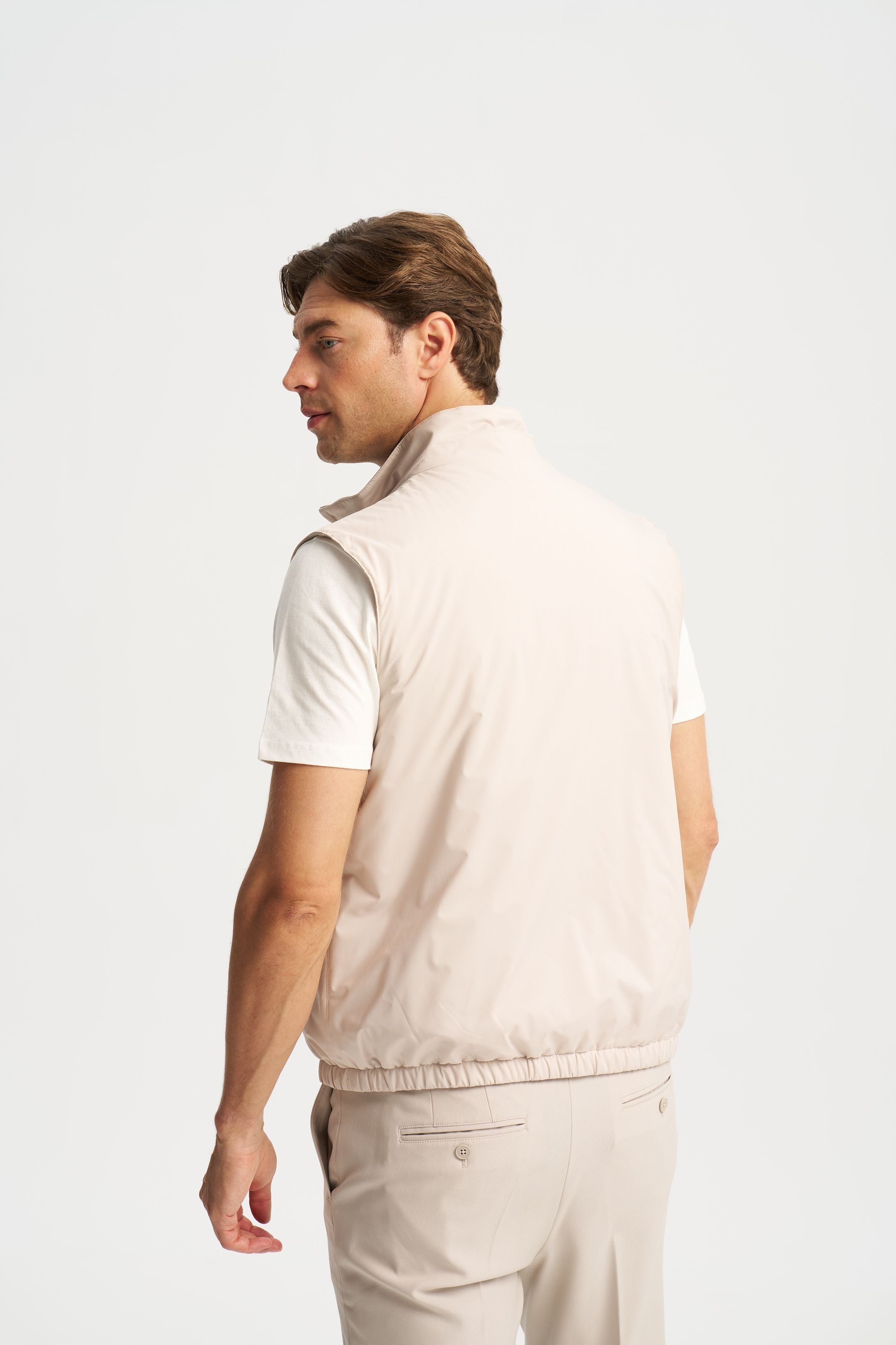Como Reversible Vest Beige