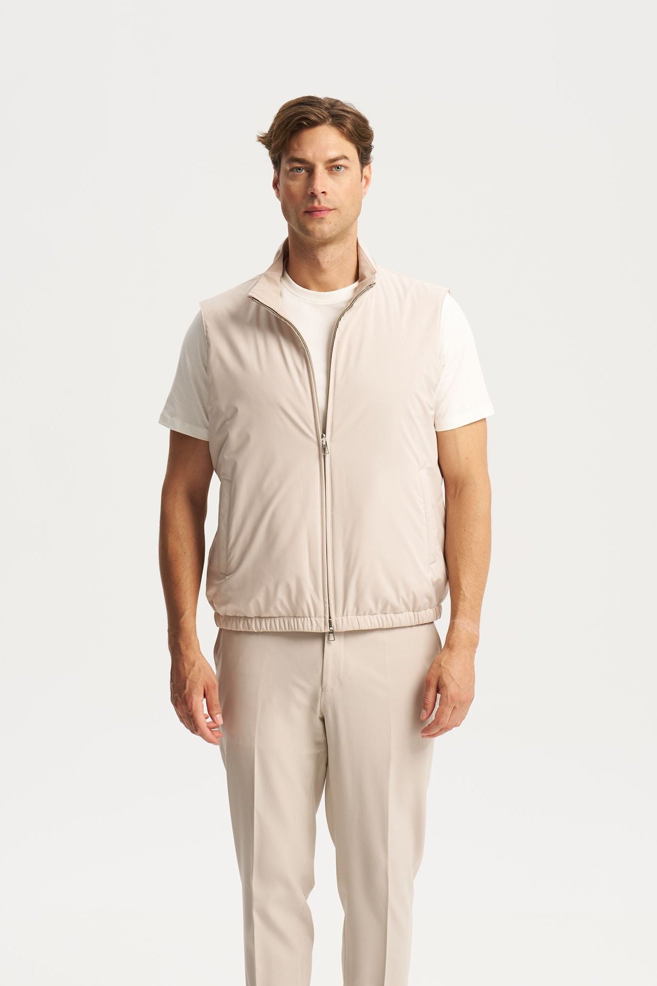 Como Reversible Vest Beige