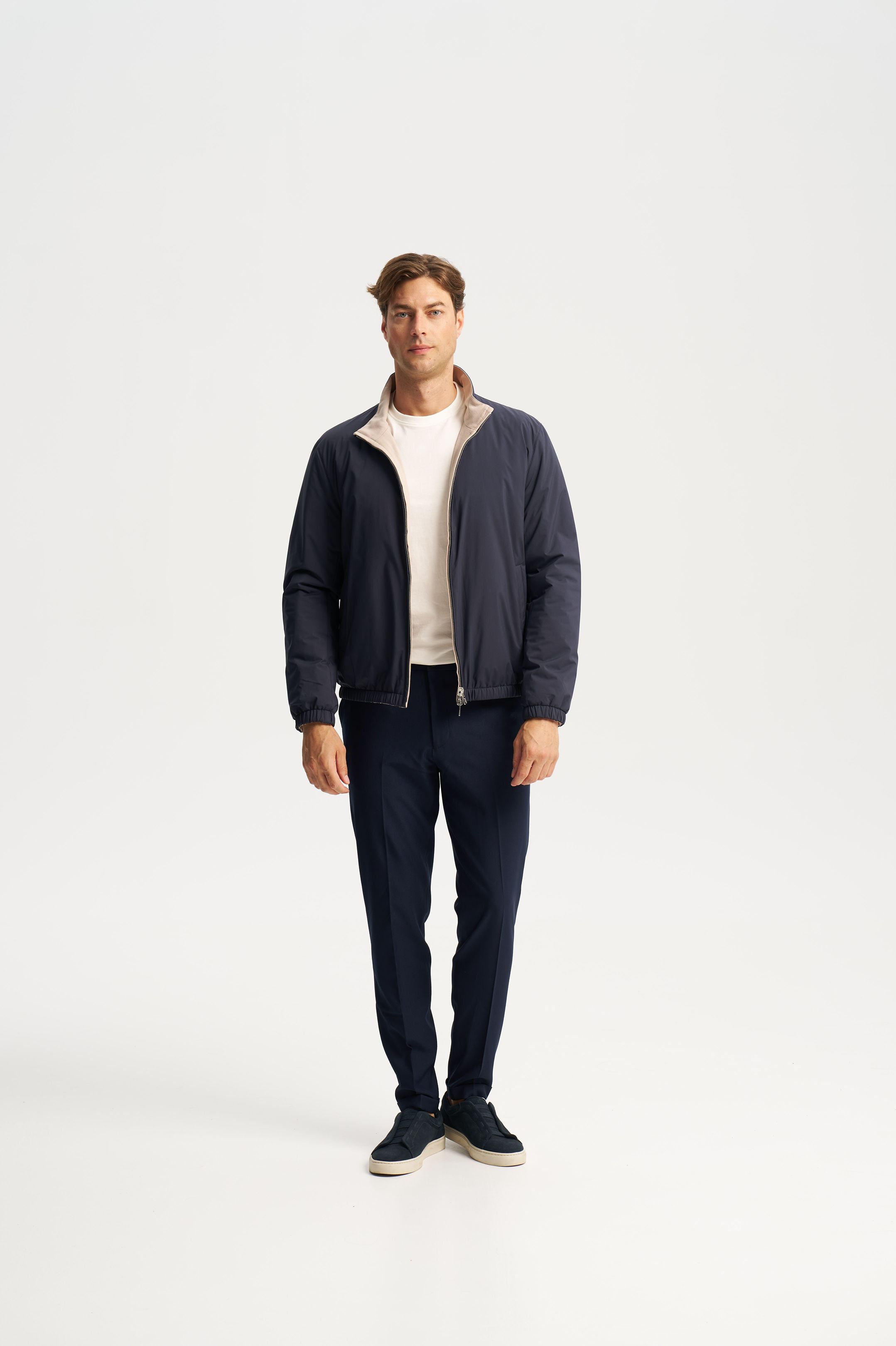 Como Reversible Jacket Navy