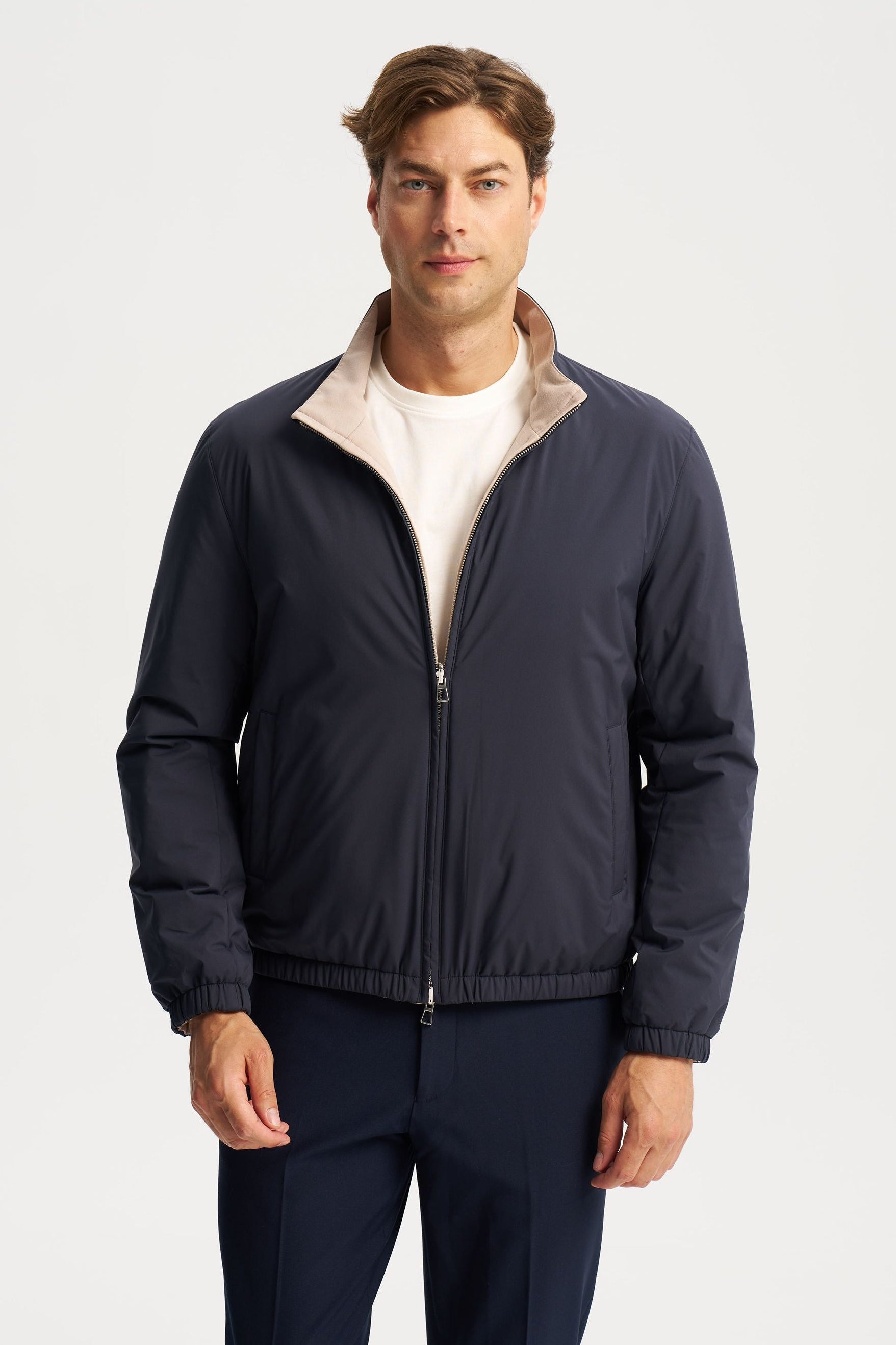 Como Reversible Jacket Navy
