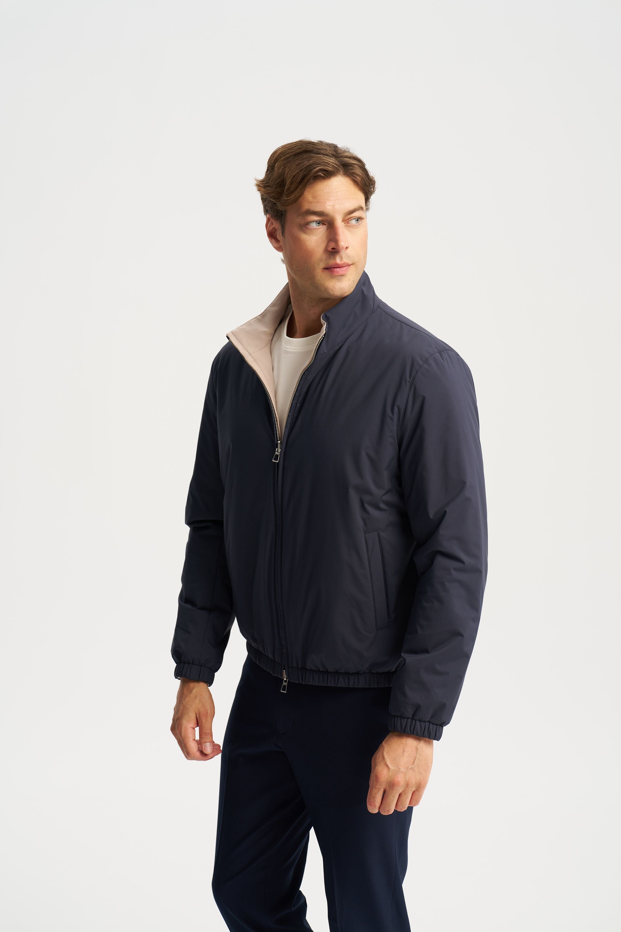 Como Reversible Jacket Navy