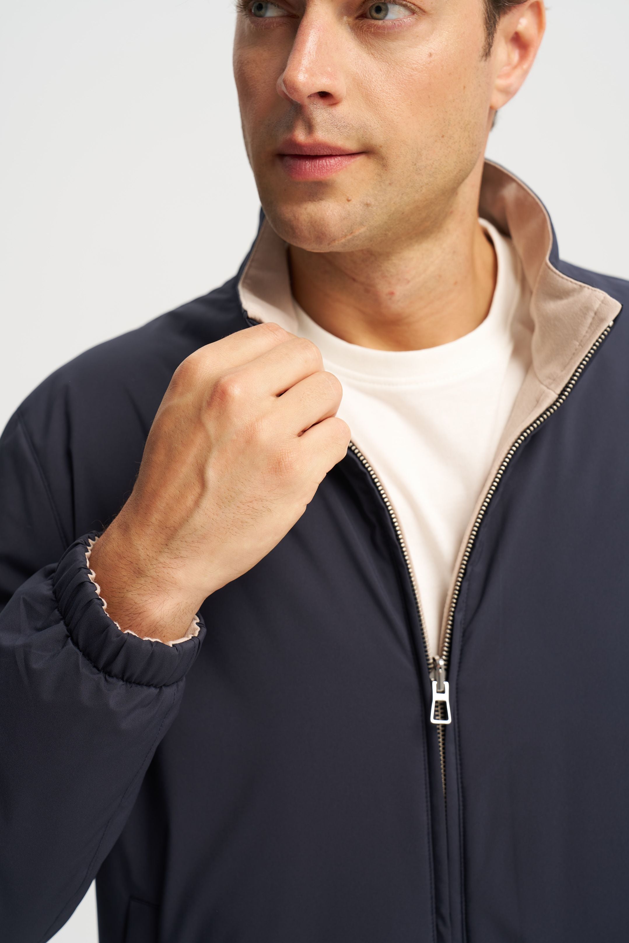 Como Reversible Jacket Navy