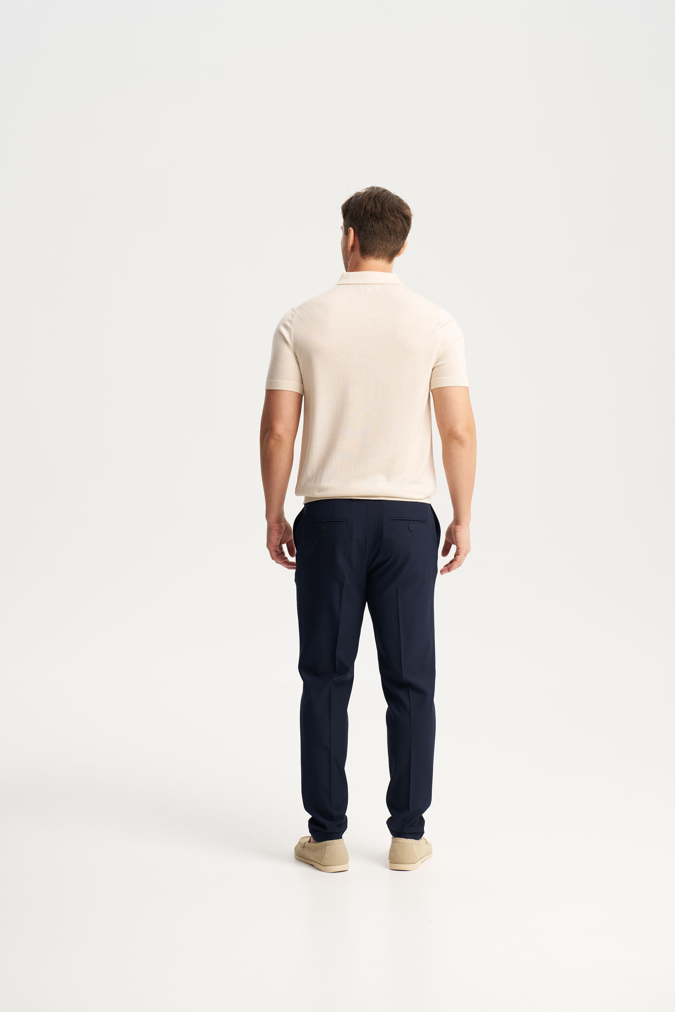 Monaco Short Sleeve Polo Beige