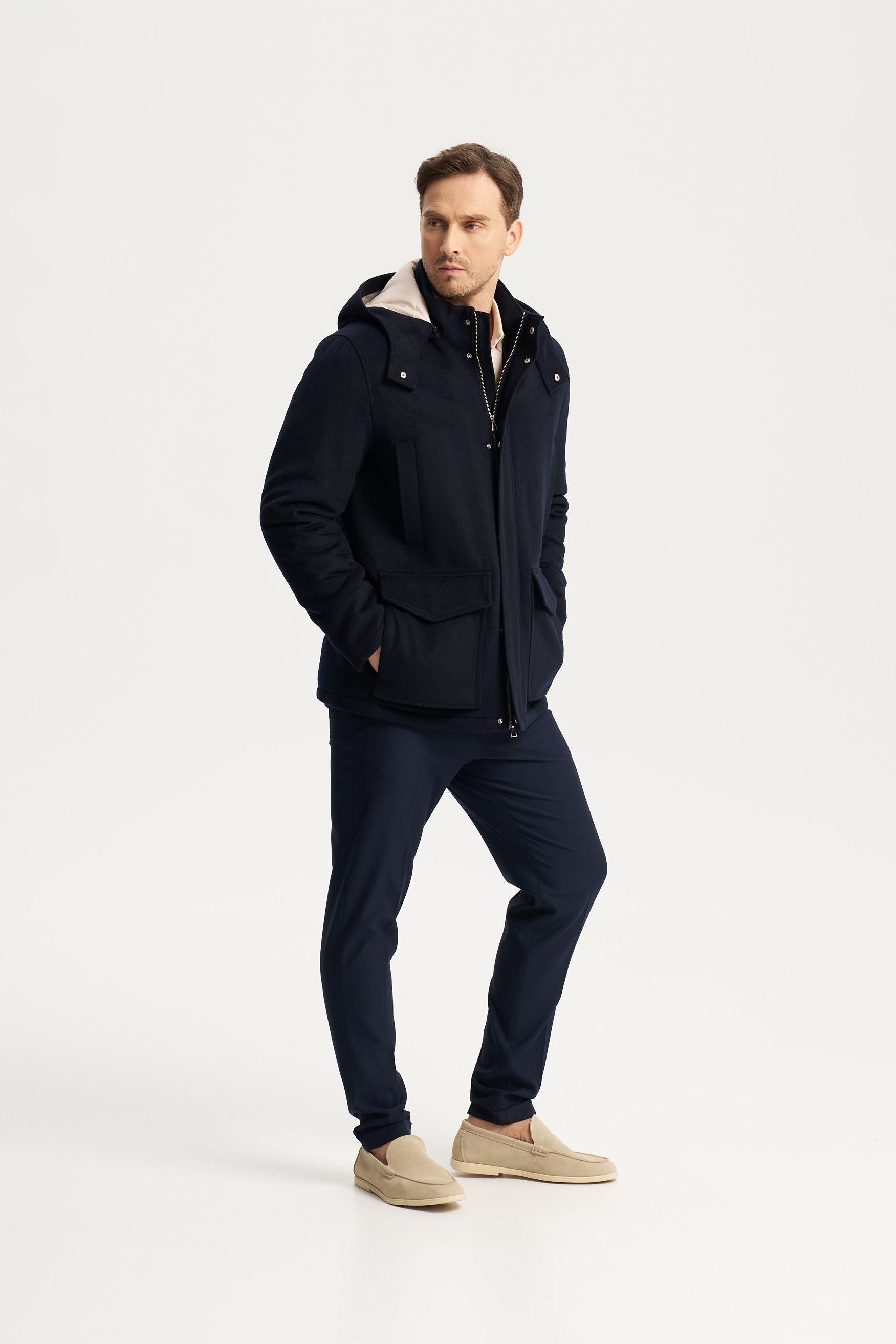 Andermatt Coat Navy