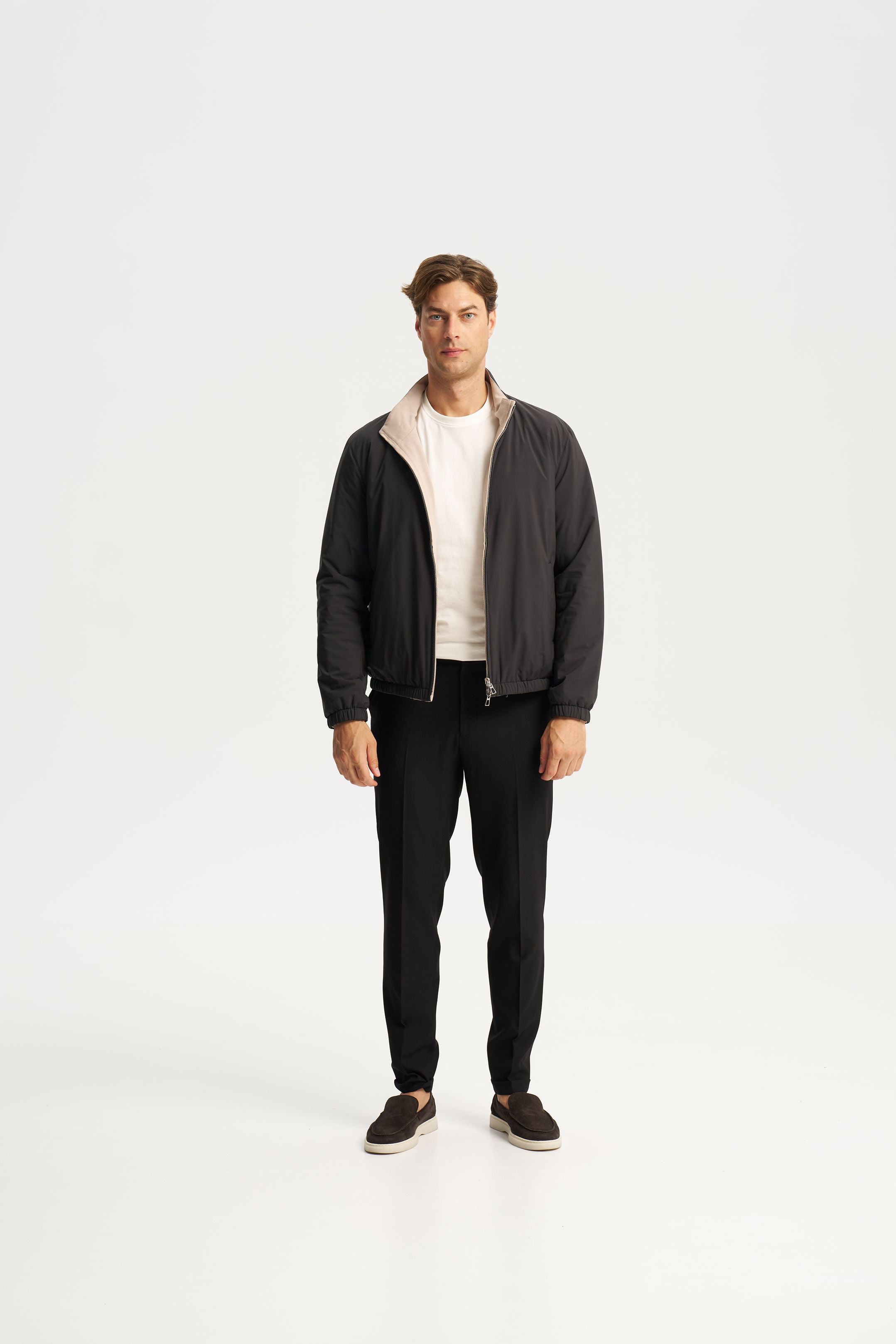 Como Reversible Jacket Black