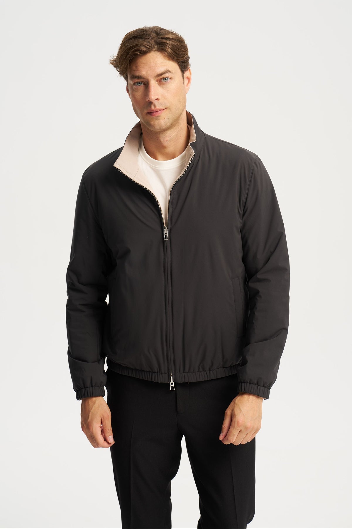 Como Reversible Jacket Black